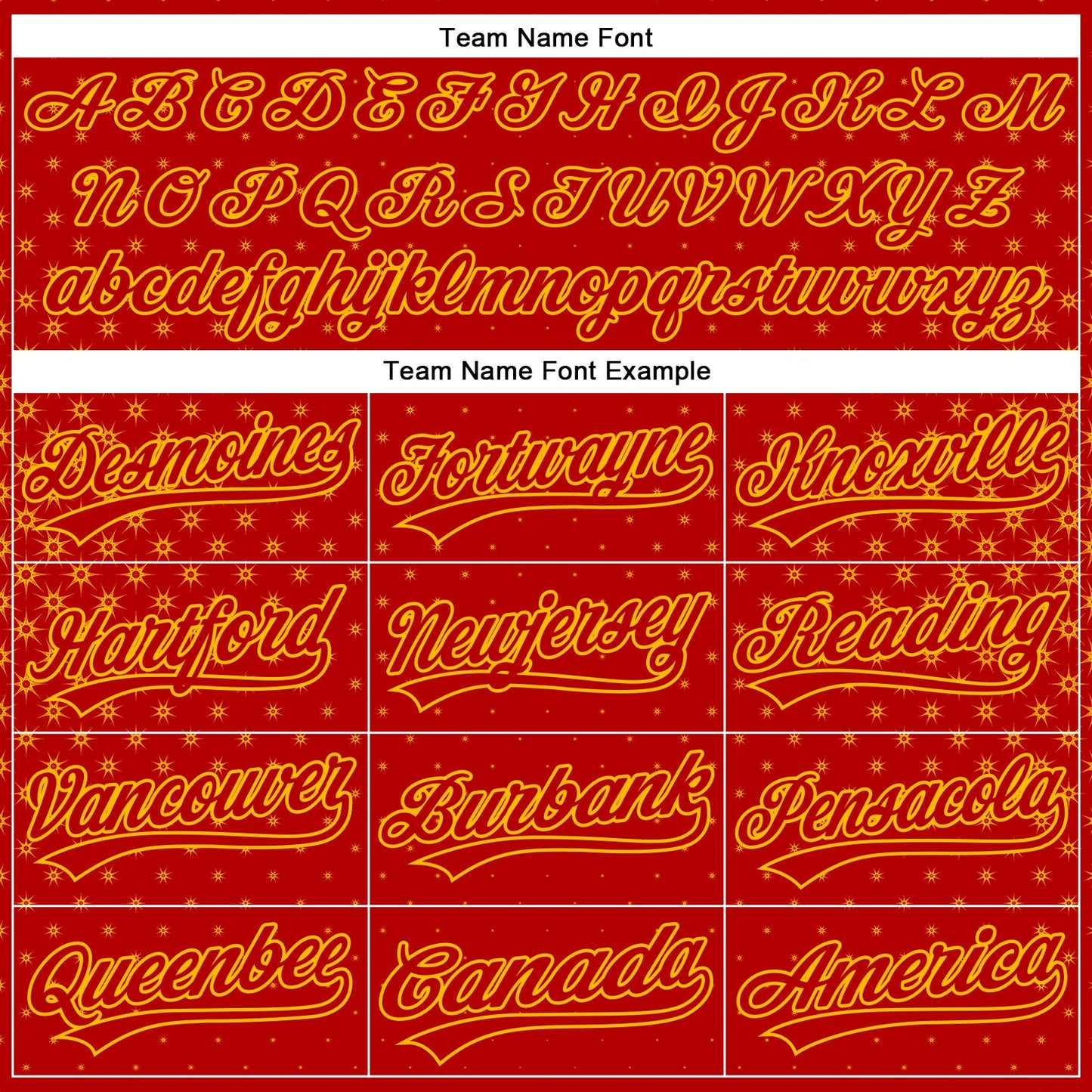Custom Red Gold 3D Pattern Design Geometric Stars Authentic Baseball Jersey view 4