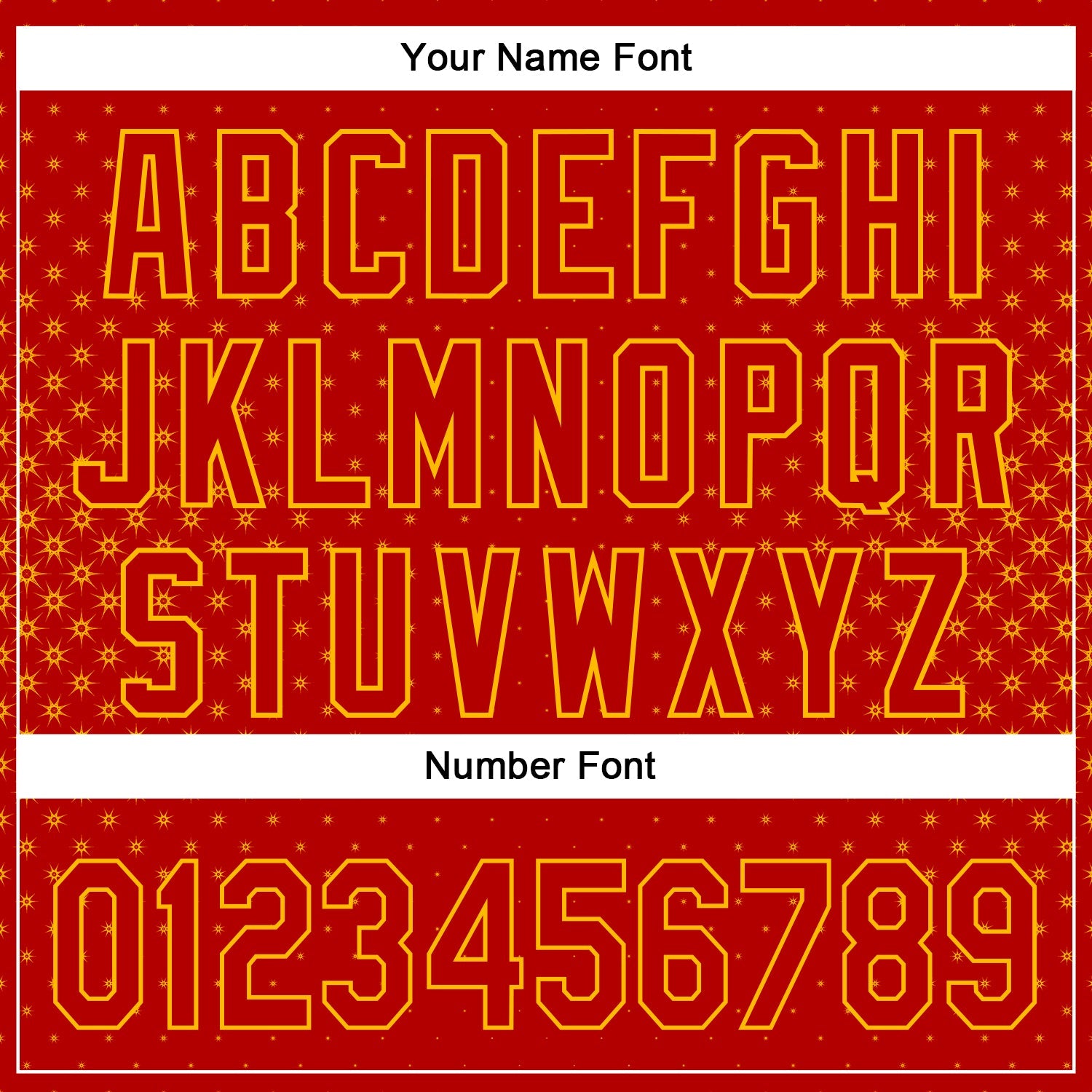 Custom Red Gold 3D Pattern Design Geometric Stars Authentic Baseball Jersey view 5