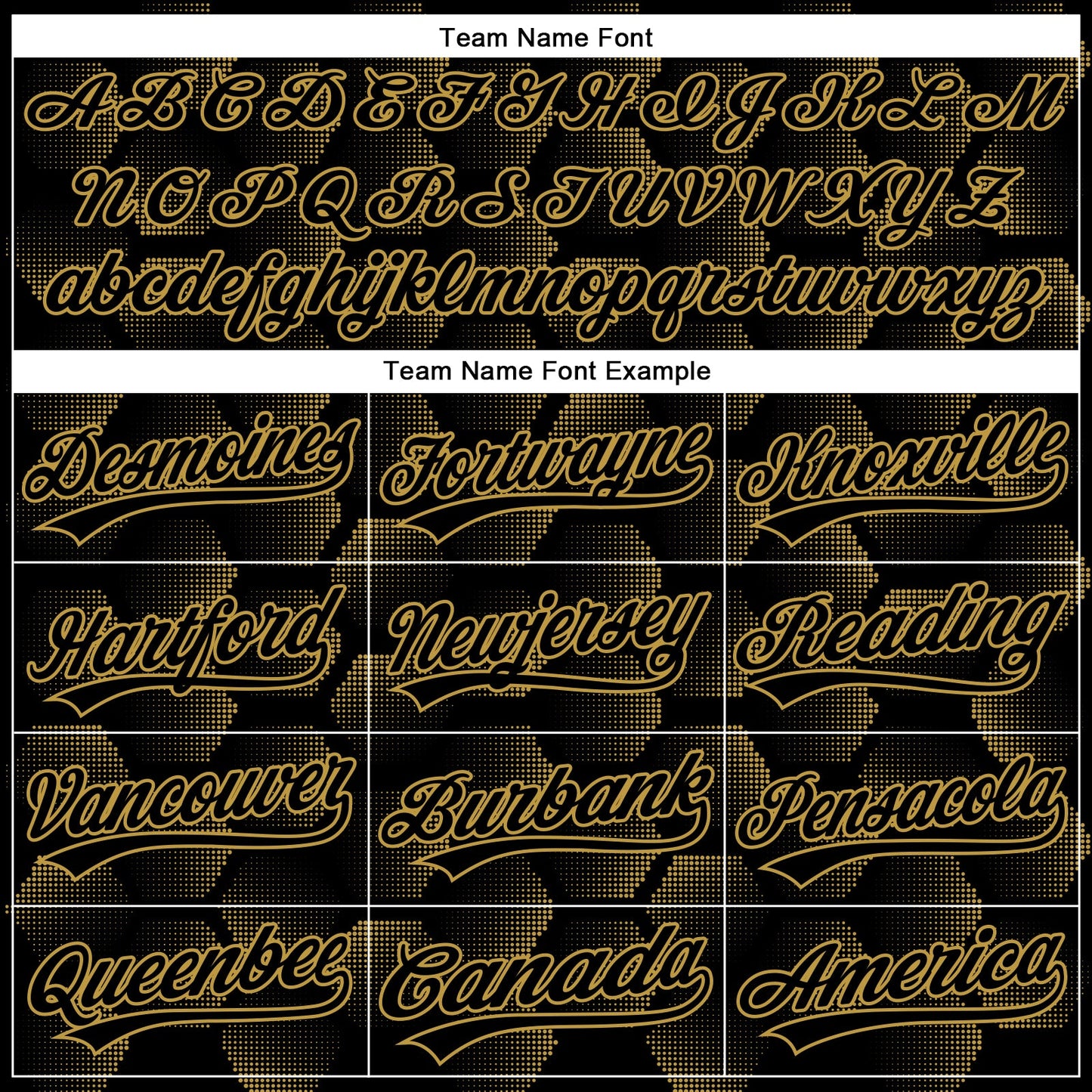 Custom Black Old Gold 3D Pattern Design Halftone Geometric Shapes Authentic Baseball Jersey view 4