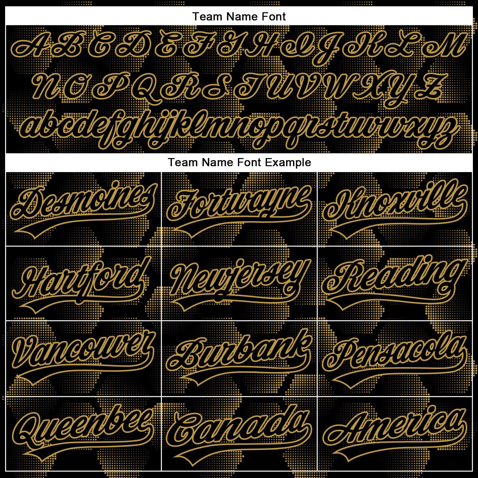 Custom Black Old Gold 3D Pattern Design Halftone Geometric Shapes Authentic Baseball Jersey view 4