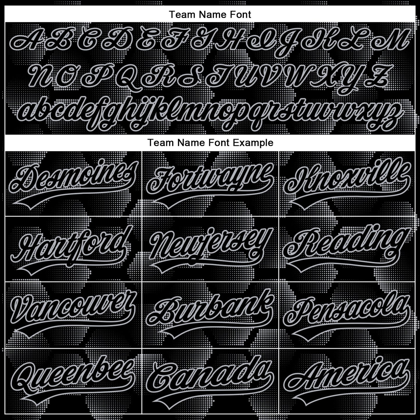 Custom Black Gray 3D Pattern Design Halftone Geometric Shapes Authentic Baseball Jersey view 4