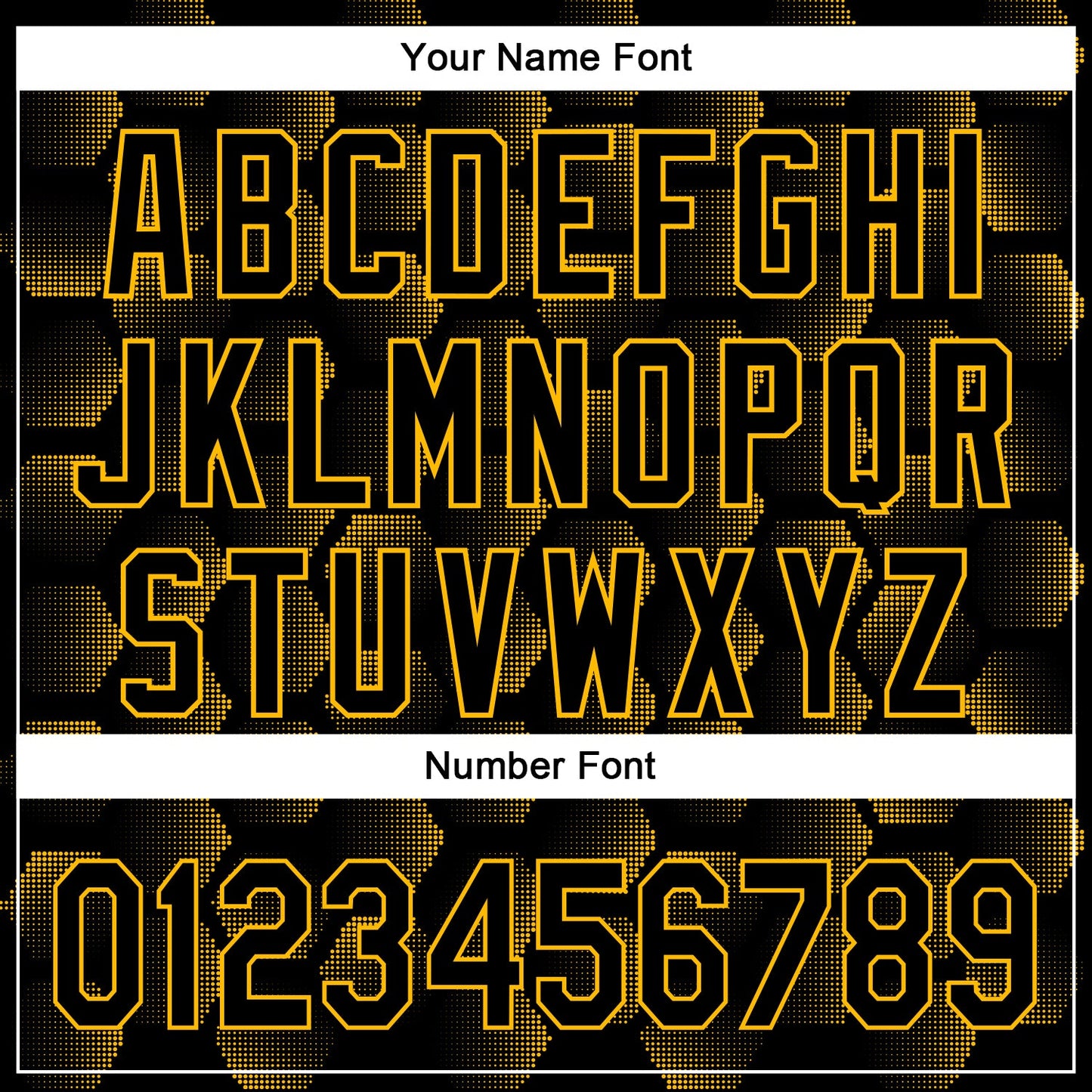Custom Black Gold 3D Pattern Design Halftone Geometric Shapes Authentic Baseball Jersey view 5
