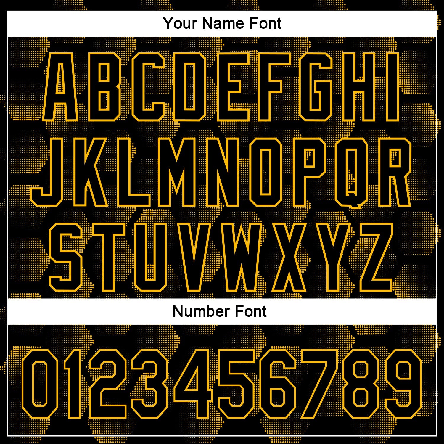 Custom Black Gold 3D Pattern Design Halftone Geometric Shapes Authentic Baseball Jersey view 5