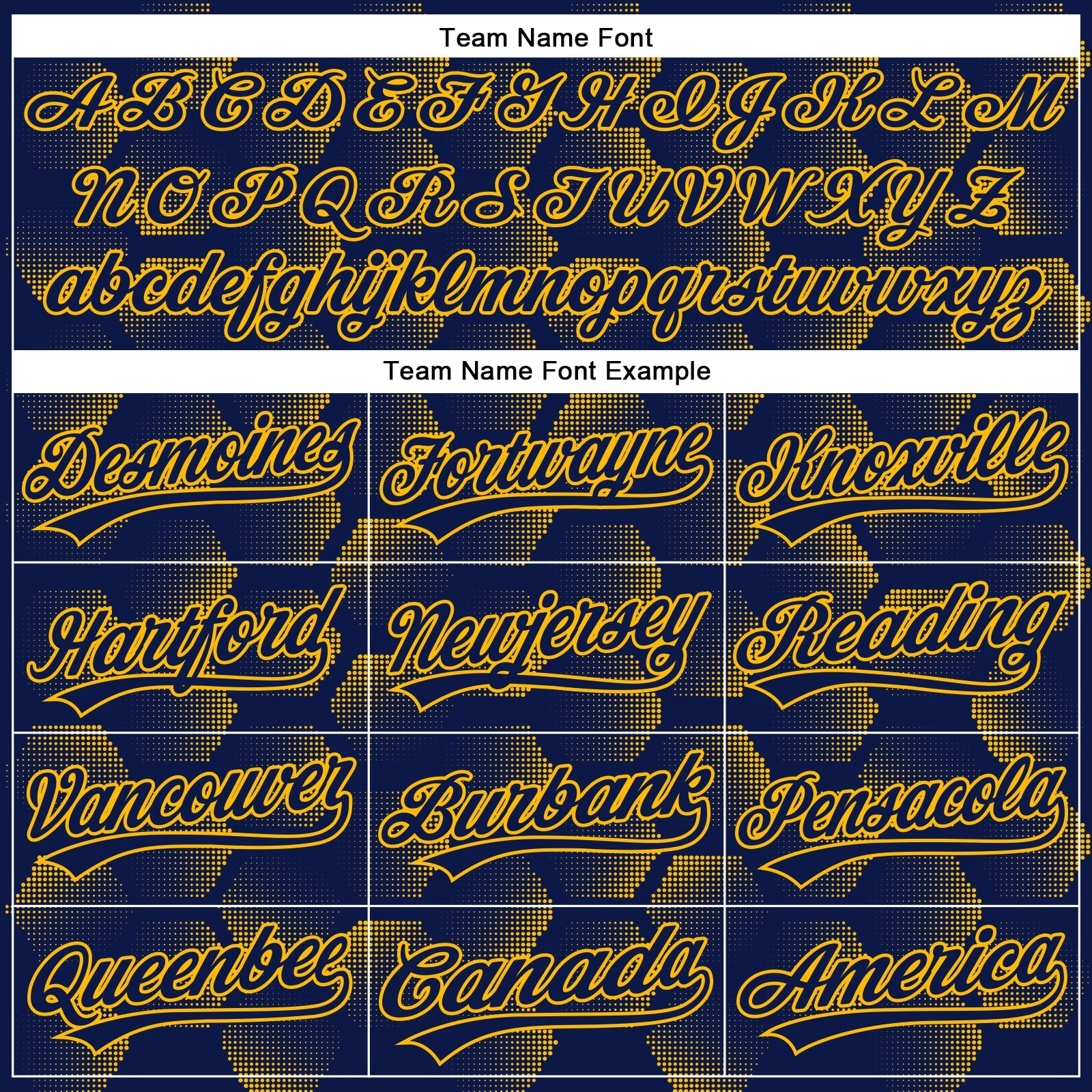Custom Navy Gold 3D Pattern Design Halftone Geometric Shapes Authentic Baseball Jersey view 4