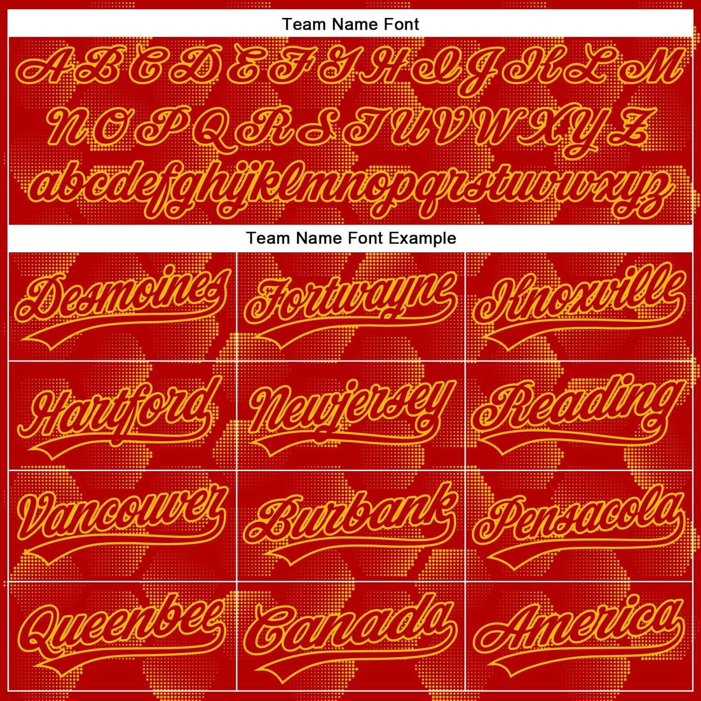 Custom Red Gold 3D Pattern Design Halftone Geometric Shapes Authentic Baseball Jersey view 4