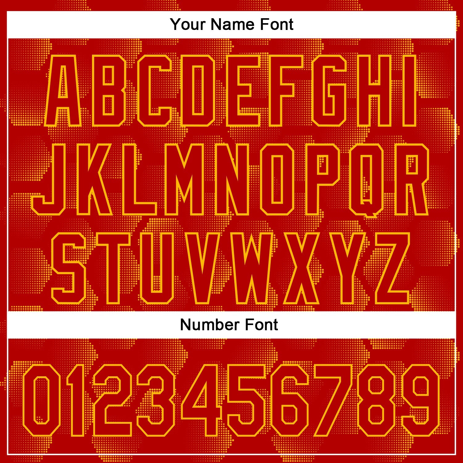 Custom Red Gold 3D Pattern Design Halftone Geometric Shapes Authentic Baseball Jersey view 5