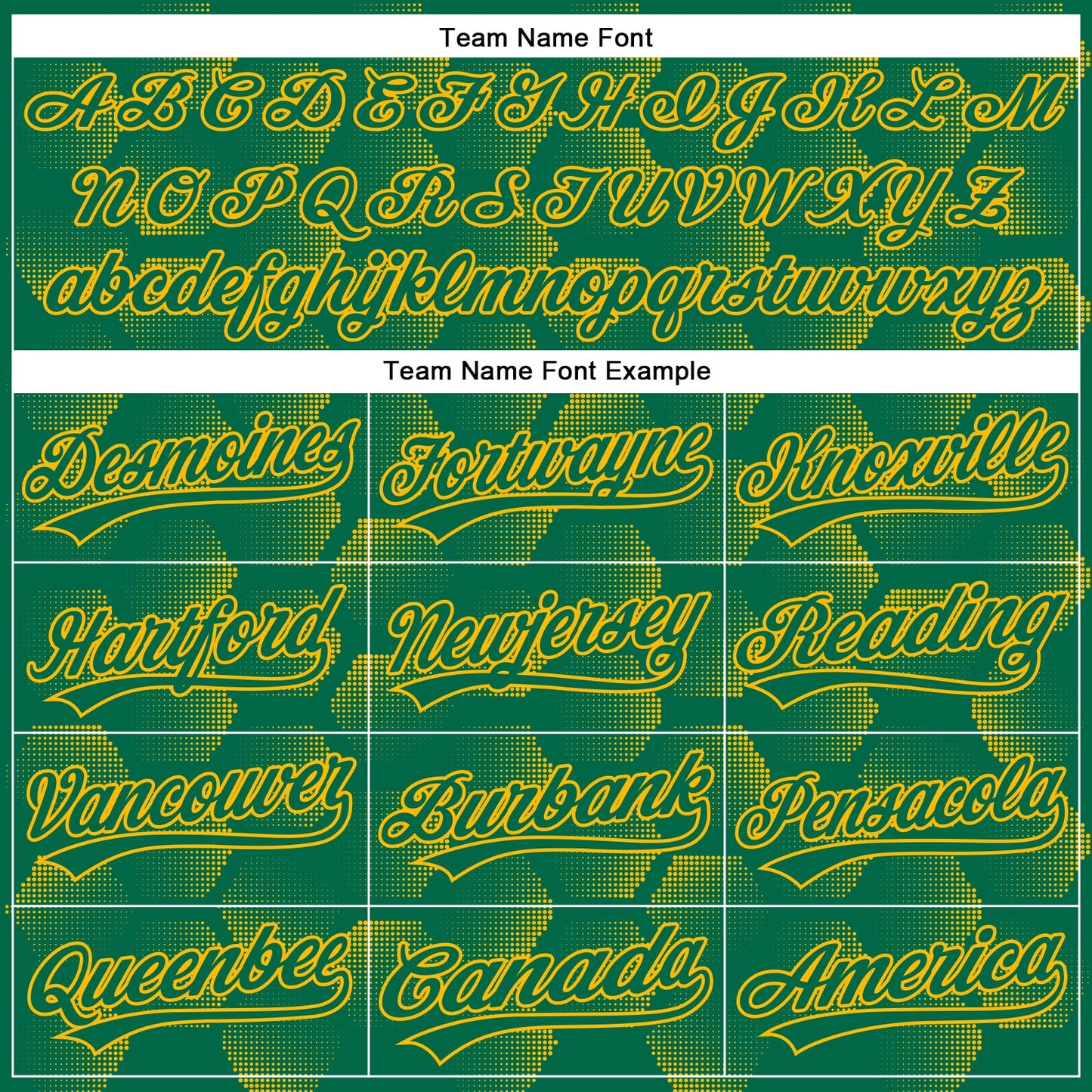 Custom Kelly Green Gold 3D Pattern Design Halftone Geometric Shapes Authentic Baseball Jersey view 4