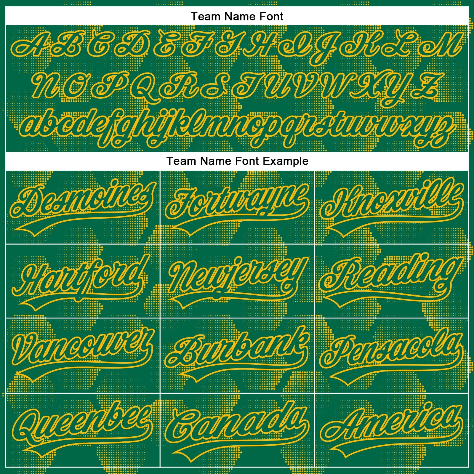 Custom Kelly Green Gold 3D Pattern Design Halftone Geometric Shapes Authentic Baseball Jersey view 4