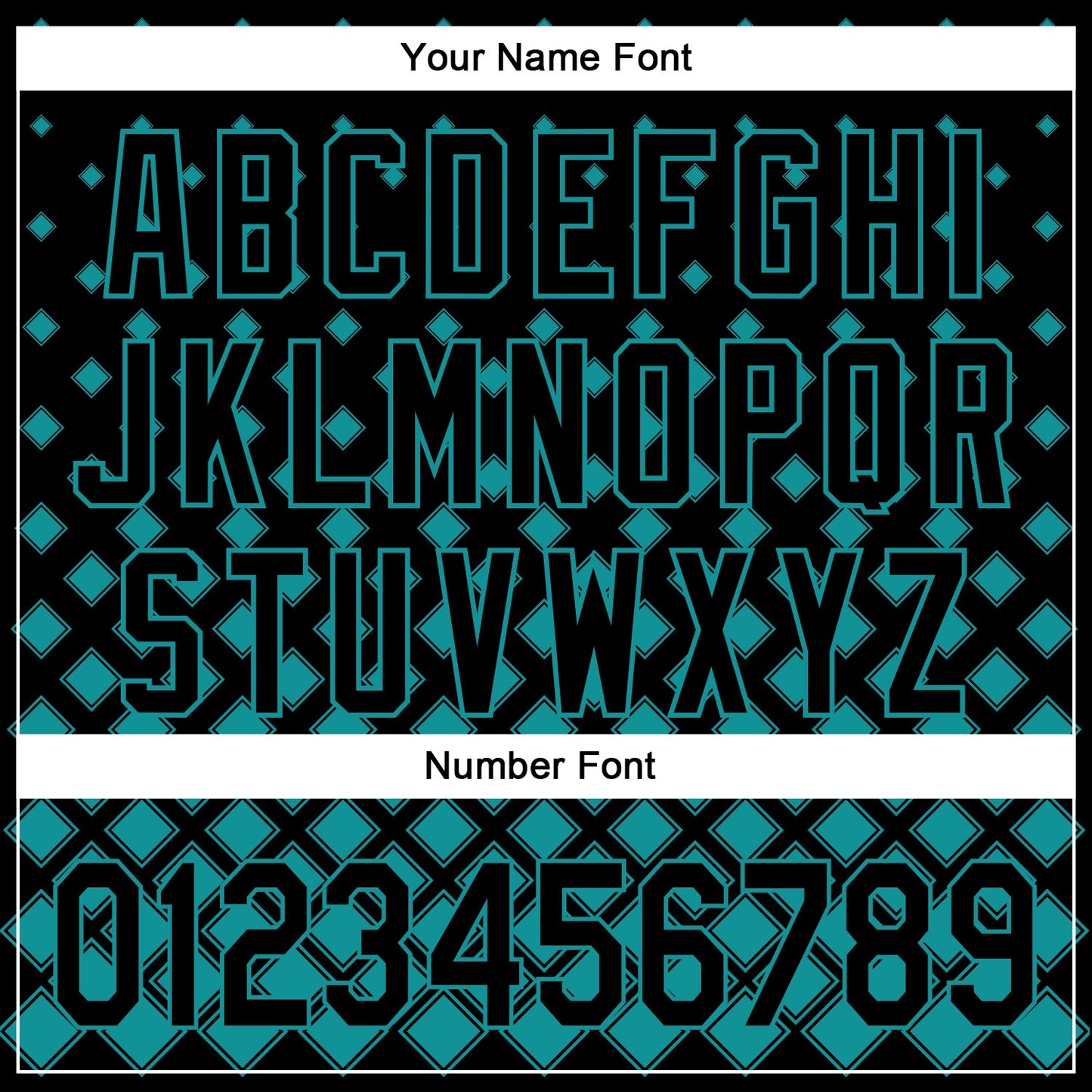 Custom Black Teal 3D Pattern Design Geometric Shapes Authentic Baseball Jersey view 5