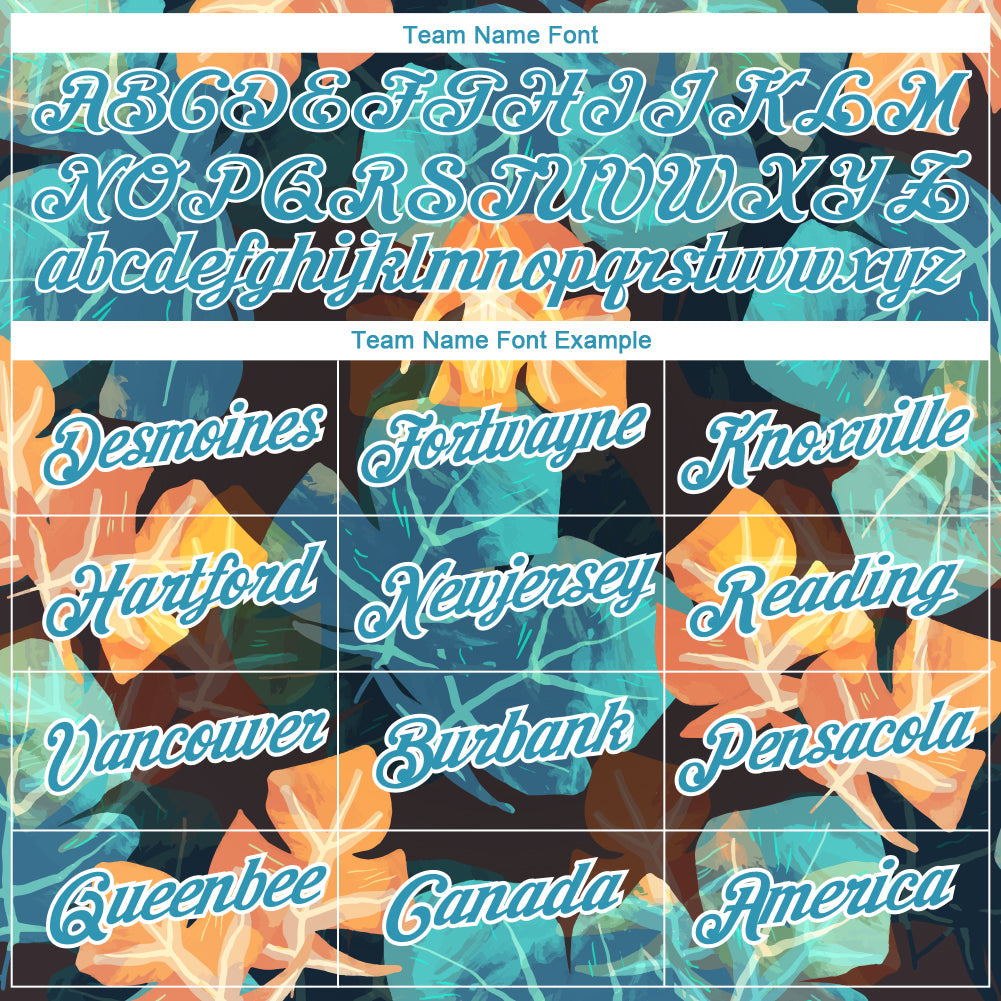 Custom Black Panther Blue-White 3D Pattern Design Hawaii Palm Leaves Performance T-Shirt view 3