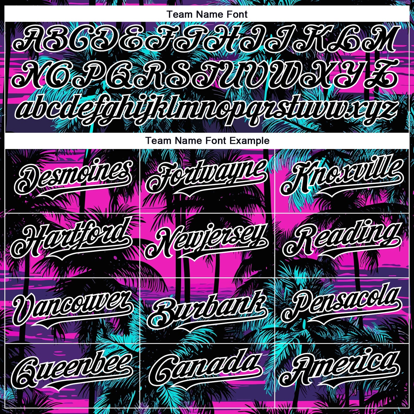 Custom Pink Black-White 3D Pattern Design Beach Hawaii Palm Trees Authentic Baseball Jersey view 4