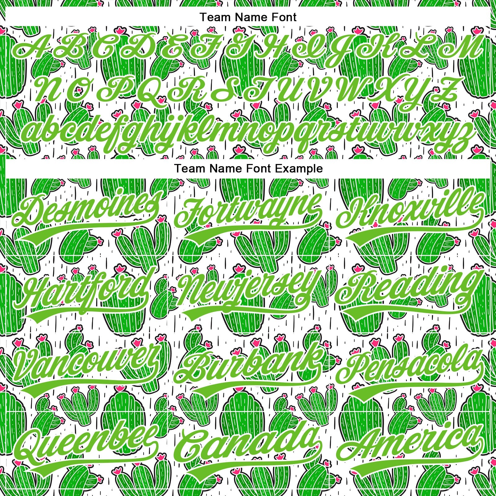Custom White Aurora Green 3D Pattern Design Cactus Festival Authentic Baseball Jersey view 4