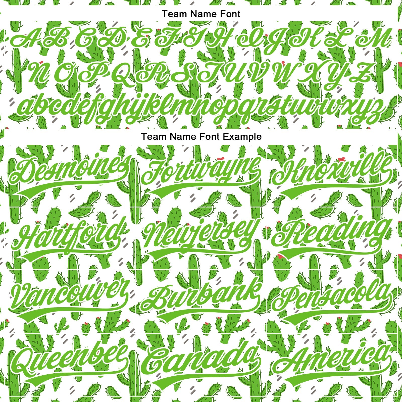 Custom White Aurora Green 3D Pattern Design Cactus Festival Authentic Baseball Jersey view 4