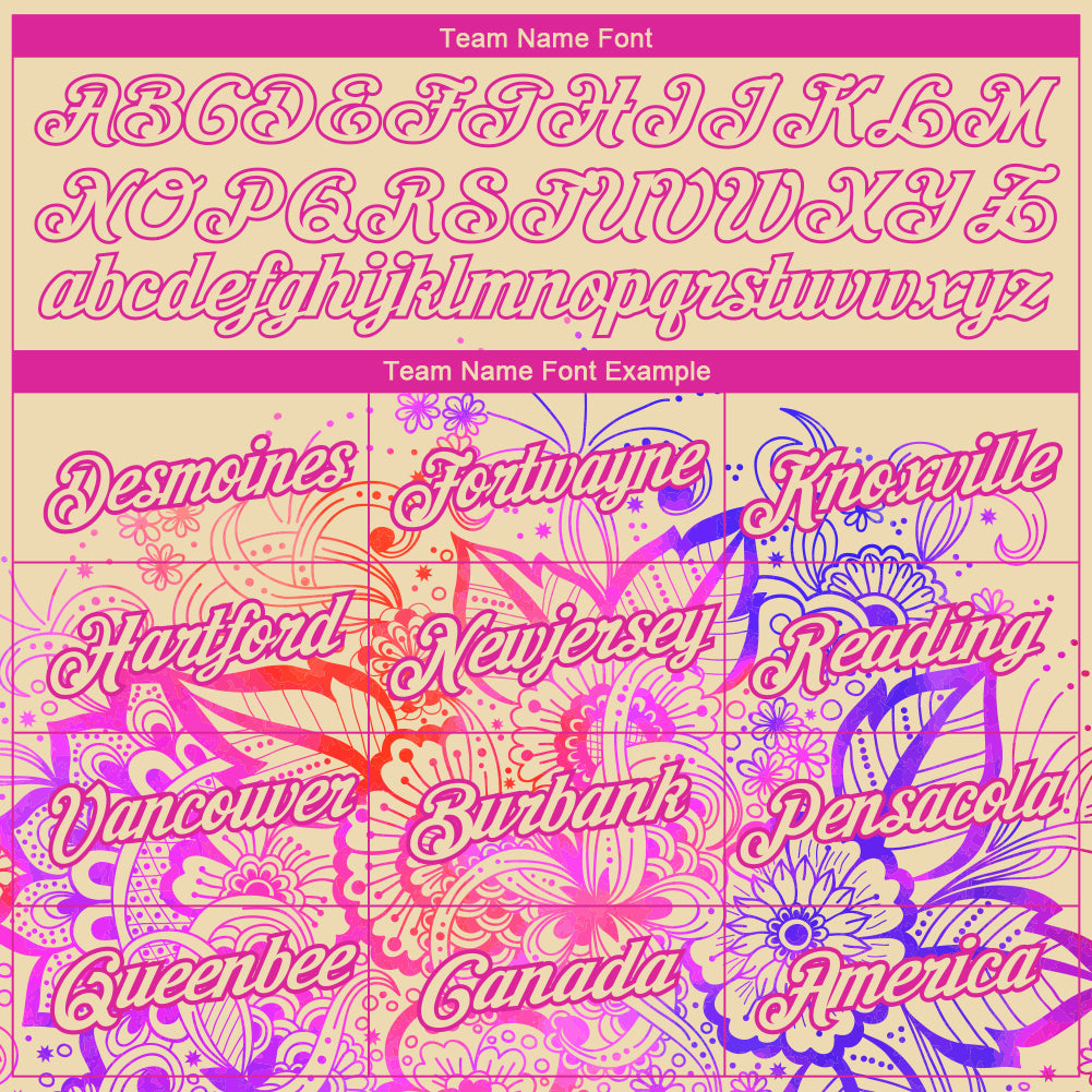 Custom City Cream Pink 3D Pattern Floral Design Performance T-Shirt view 3