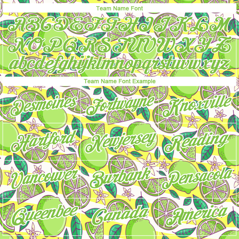 Custom White Neon Green 3D Pattern Design Lime Performance T-Shirt view 3
