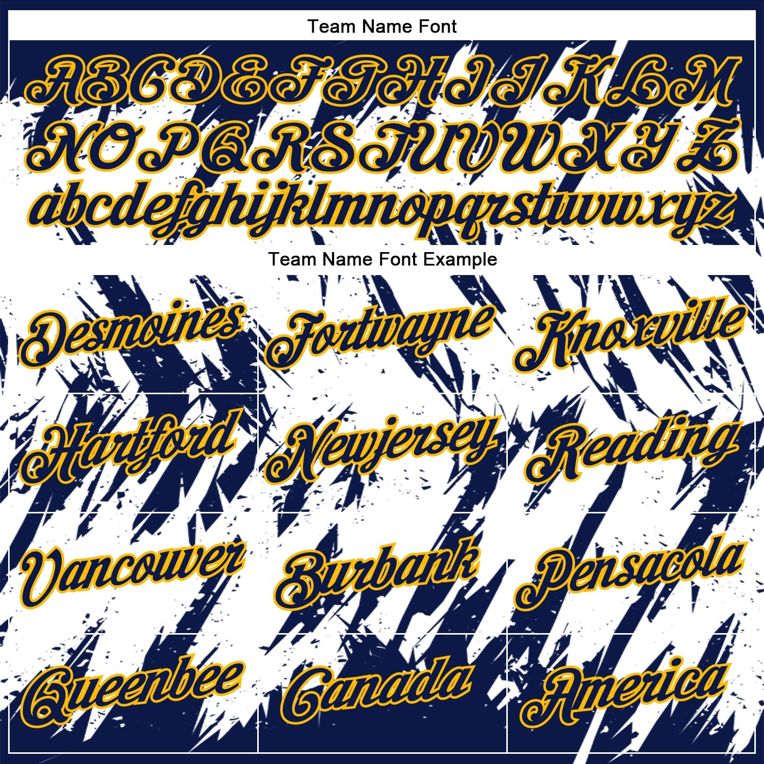 Custom Navy White-Gold 3D Pattern Design Abstract Sharp Shape Performance T-Shirt view 3