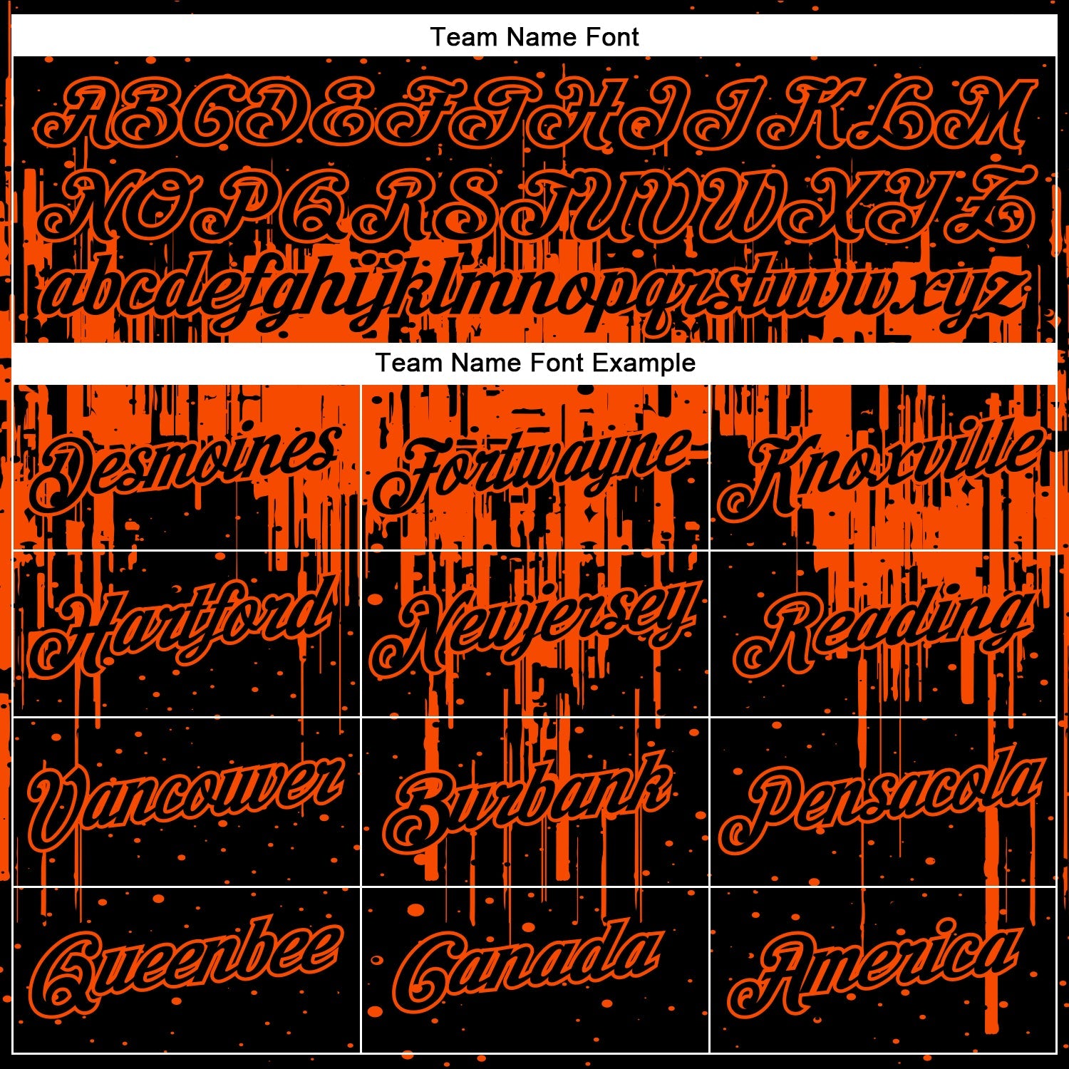 Custom Black Orange 3D Pattern Design Dripping Splatter Art Performance T-Shirt view 3