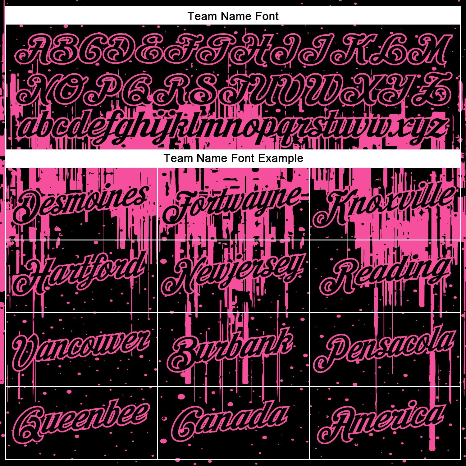 Custom Black Pink 3D Pattern Design Dripping Splatter Art Performance T-Shirt view 3