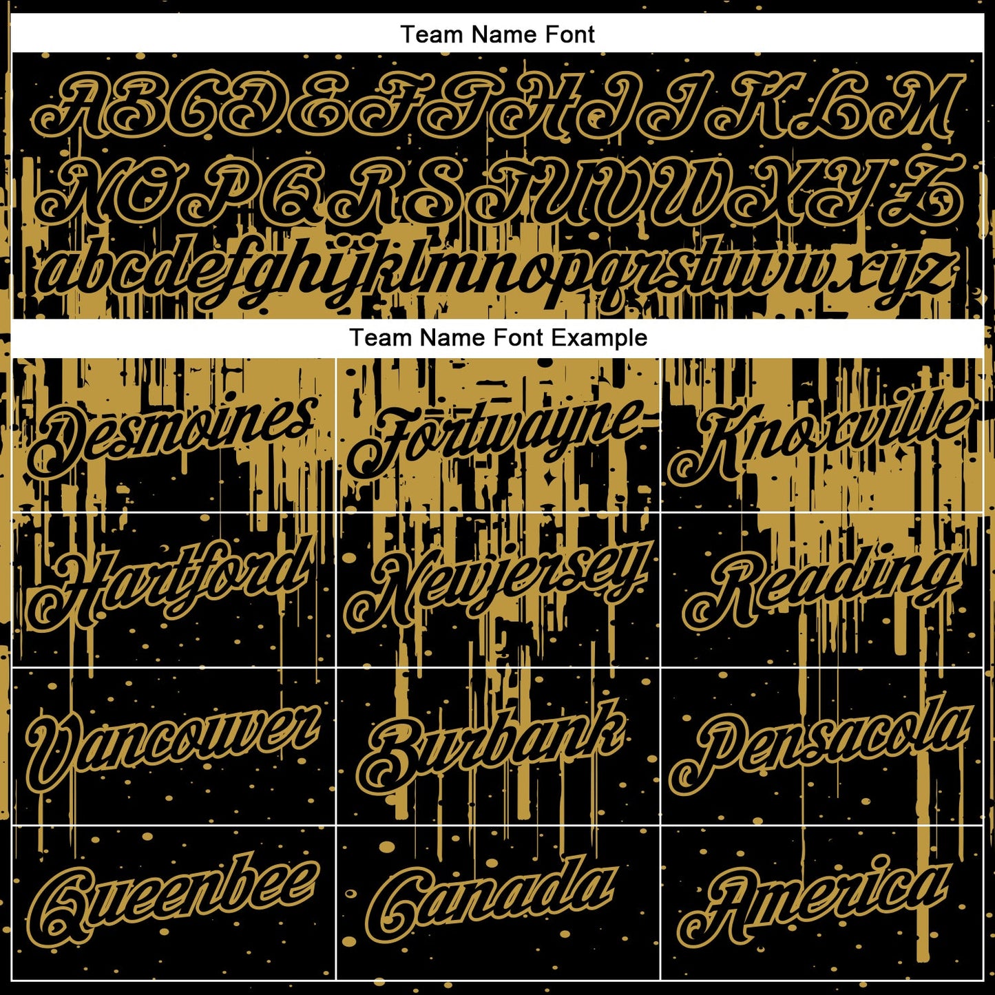 Custom Black Old Gold 3D Pattern Design Dripping Splatter Art Performance T-Shirt view 3