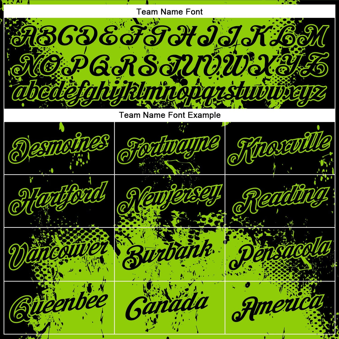 Custom Black Neon Green 3D Pattern Design Dripping Splatter Art Performance T-Shirt view 3