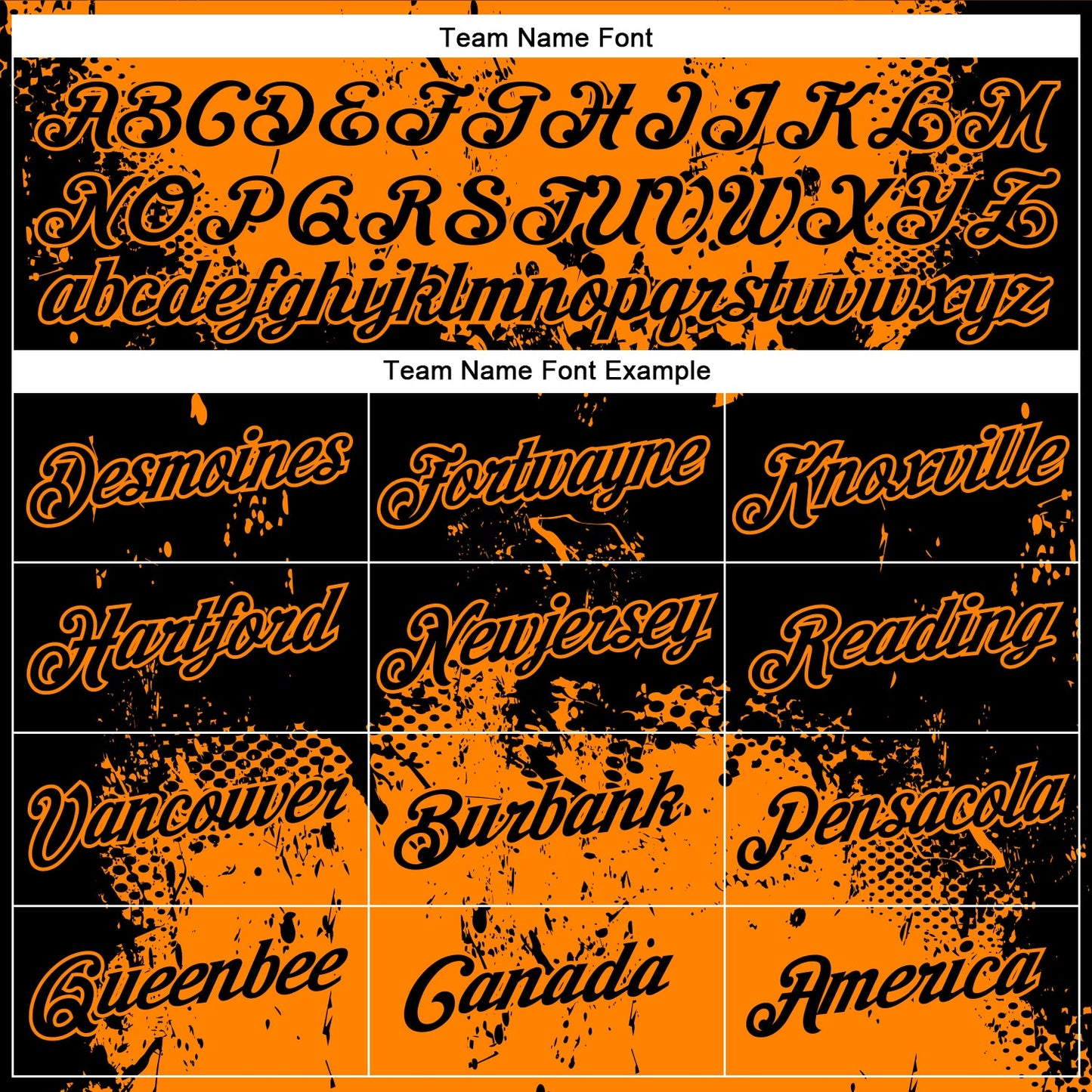 Custom Black Bay Orange 3D Pattern Design Dripping Splatter Art Performance T-Shirt view 3