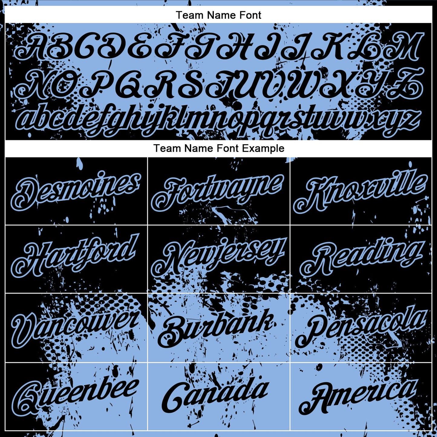 Custom Black Light Blue 3D Pattern Design Dripping Splatter Art Performance T-Shirt view 3