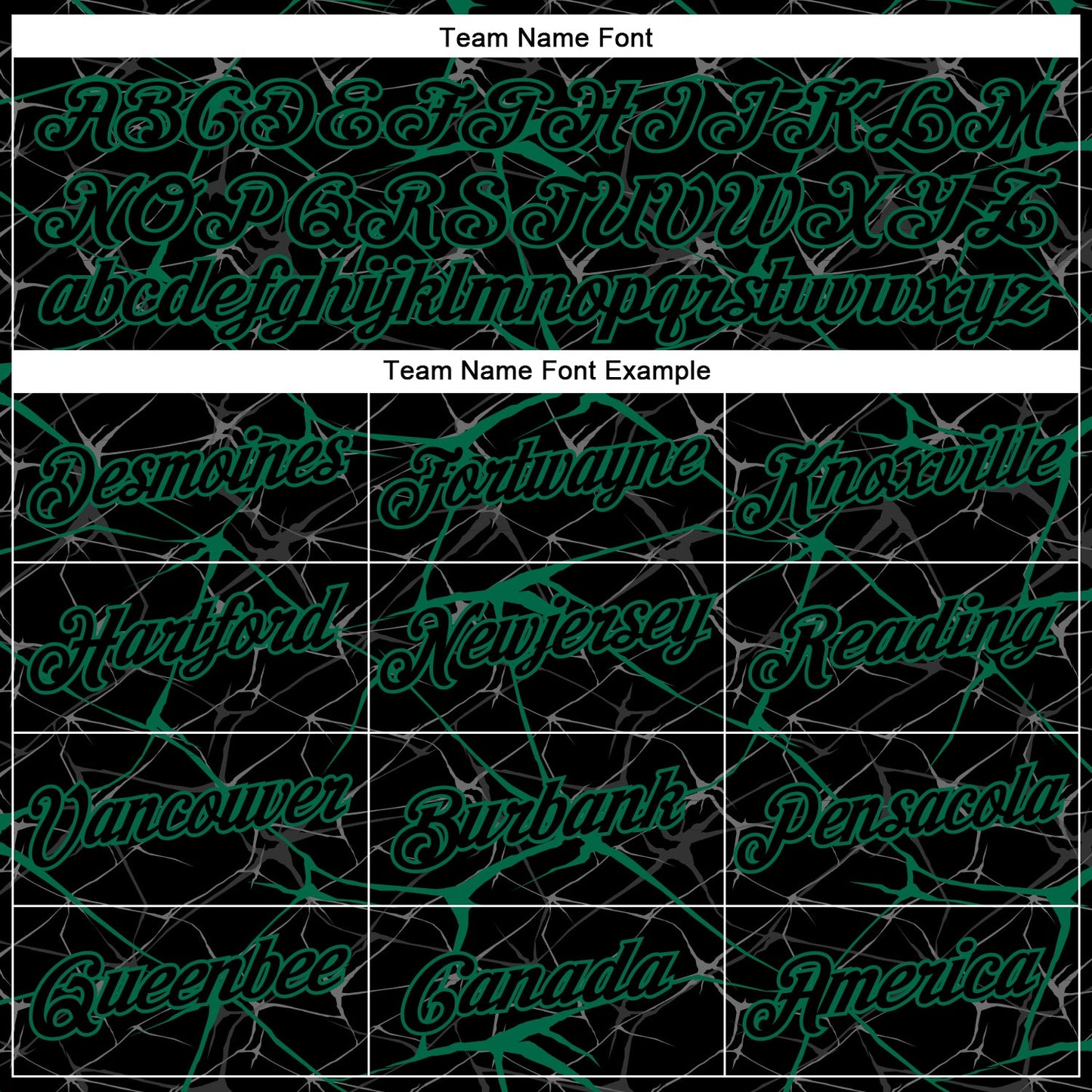 Custom Black Kelly Green 3D Pattern Design Abstract Network Performance T-Shirt view 3