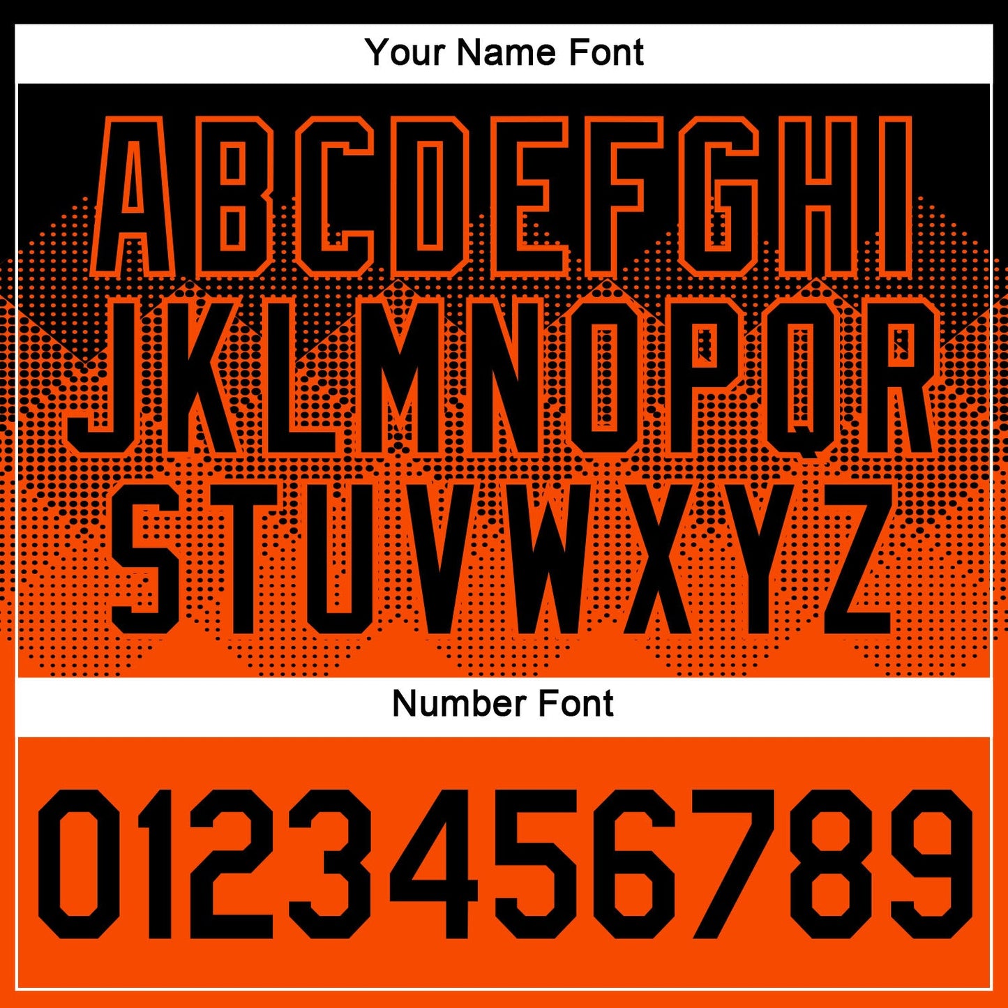 Custom Black Orange 3D Pattern Design Gradient Square Shapes Performance T-Shirt view 4