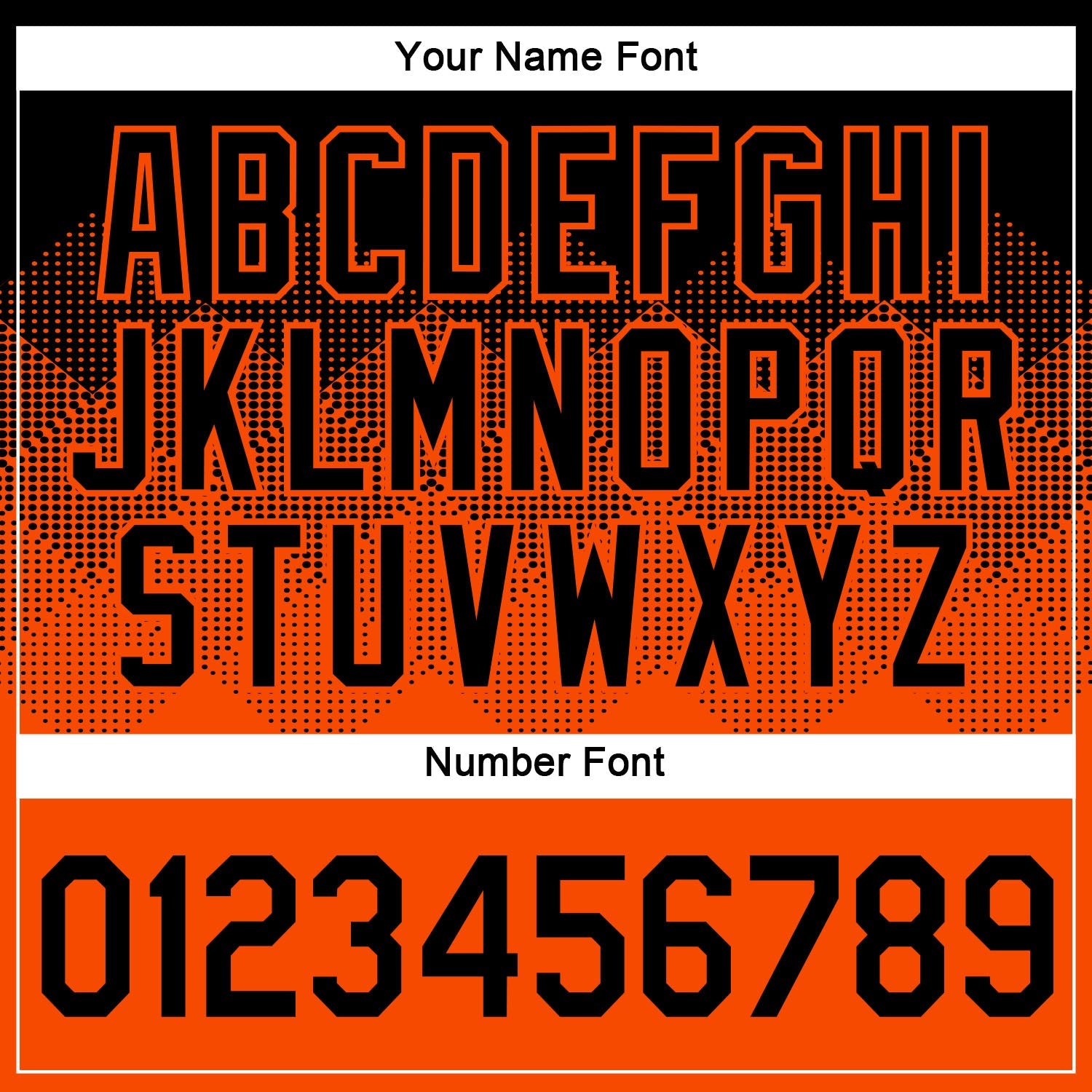 Custom Black Orange 3D Pattern Design Gradient Square Shapes Performance T-Shirt view 4