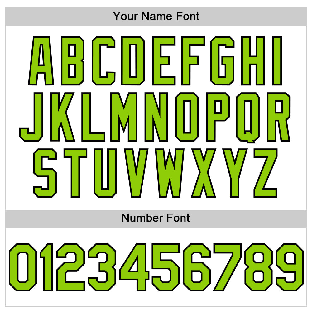 Custom White Neon Green-Black 3D Pattern Design Gradient Style Twinkle Star Authentic Baseball Jersey view 5