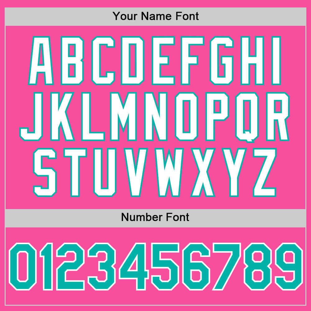 Custom Pink Aqua-White 3D Pattern Design Gradient Style Twinkle Star Authentic Baseball Jersey view 5