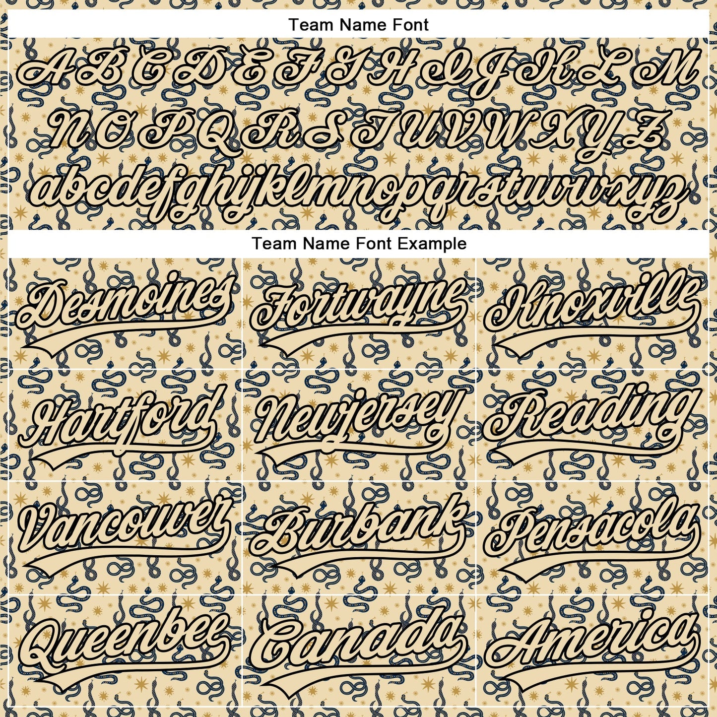 Custom Cream Black 3D Pattern Design Animal Snake Authentic Baseball Jersey view 4