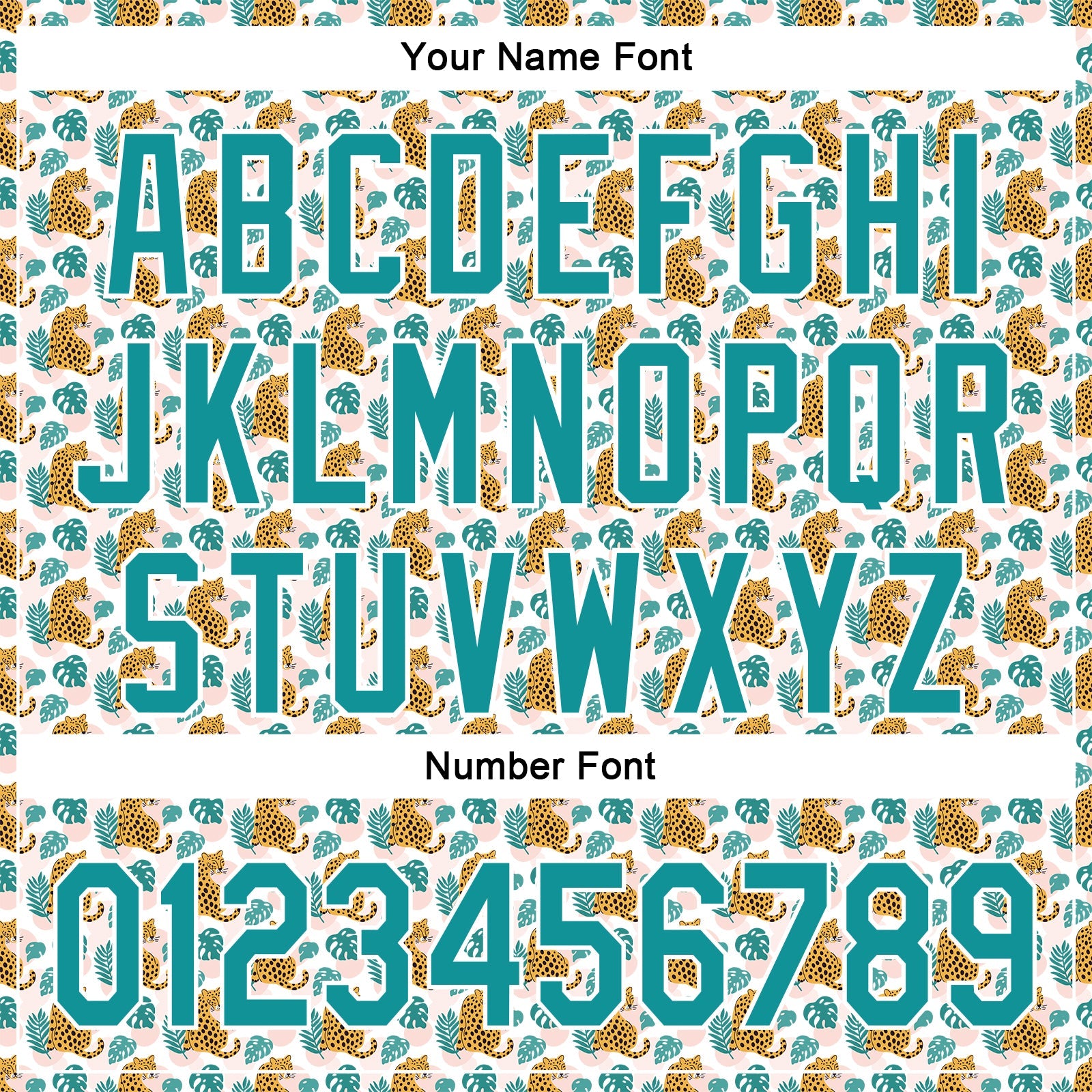 Custom White Teal 3D Pattern Design Animal Leopard Authentic Baseball Jersey view 5