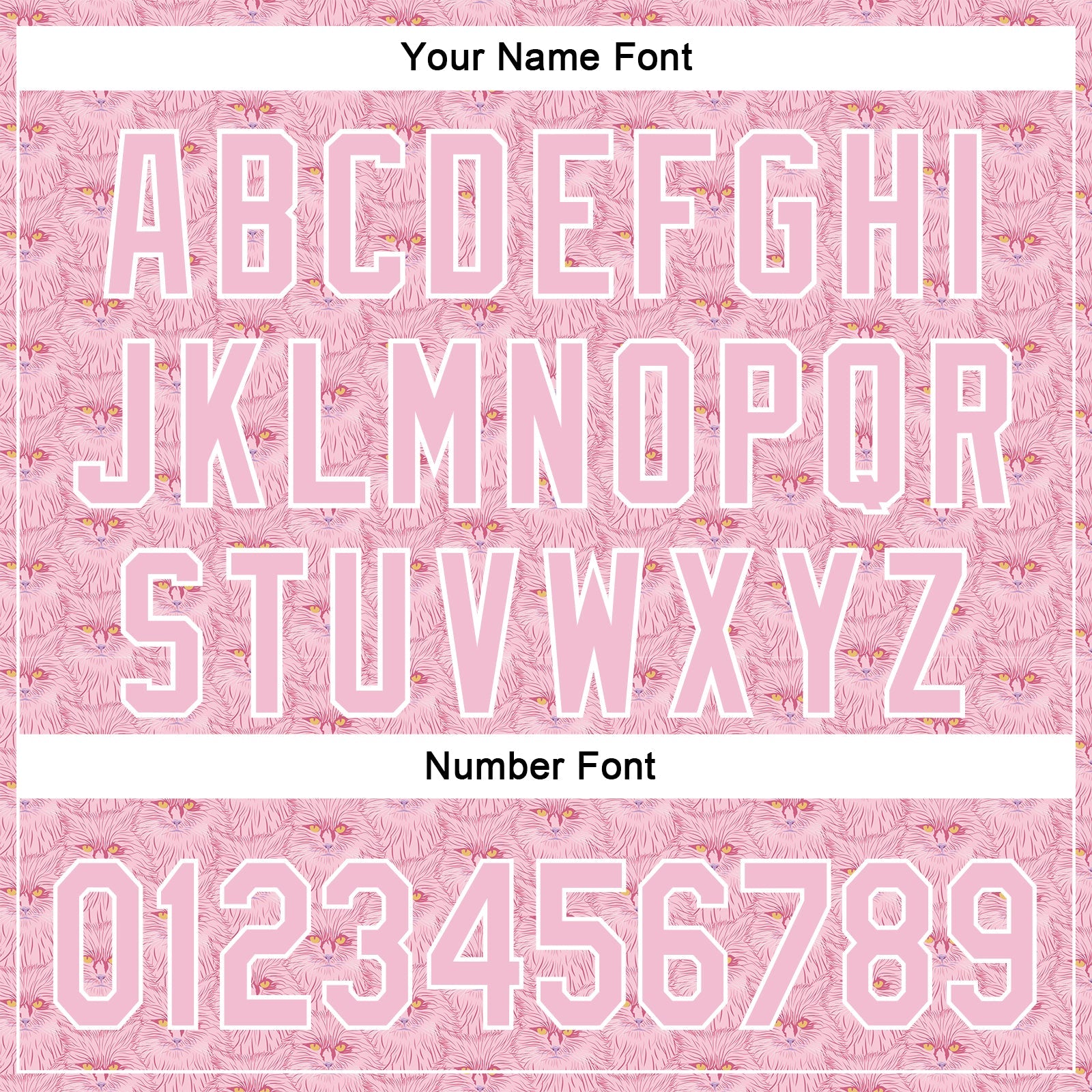 Custom Light Pink White 3D Pattern Design Animal Cat Authentic Baseball Jersey view 5