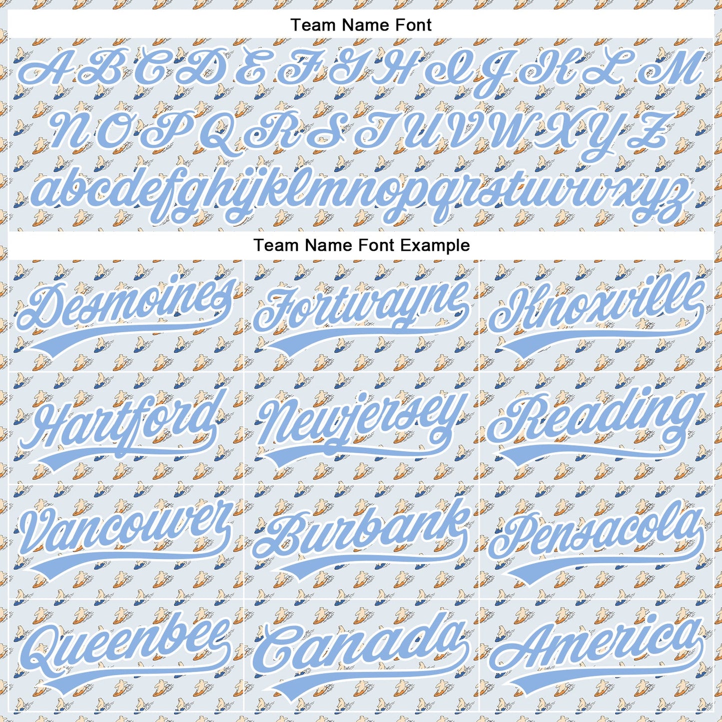 Custom Gray Light Blue-White 3D Pattern Design Animal Bear Surfing Authentic Baseball Jersey view 4