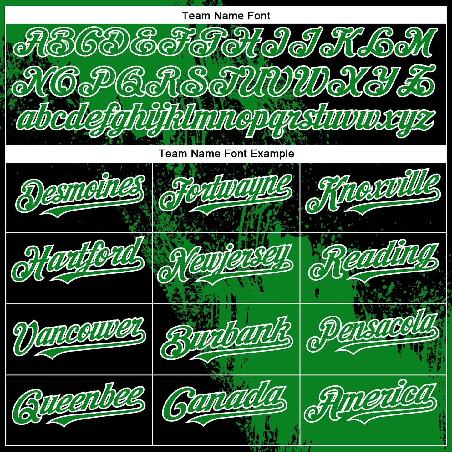 Custom Grass Green Black-White 3D Pattern Design Abstract Brush Stroke Authentic Baseball Jersey view 4