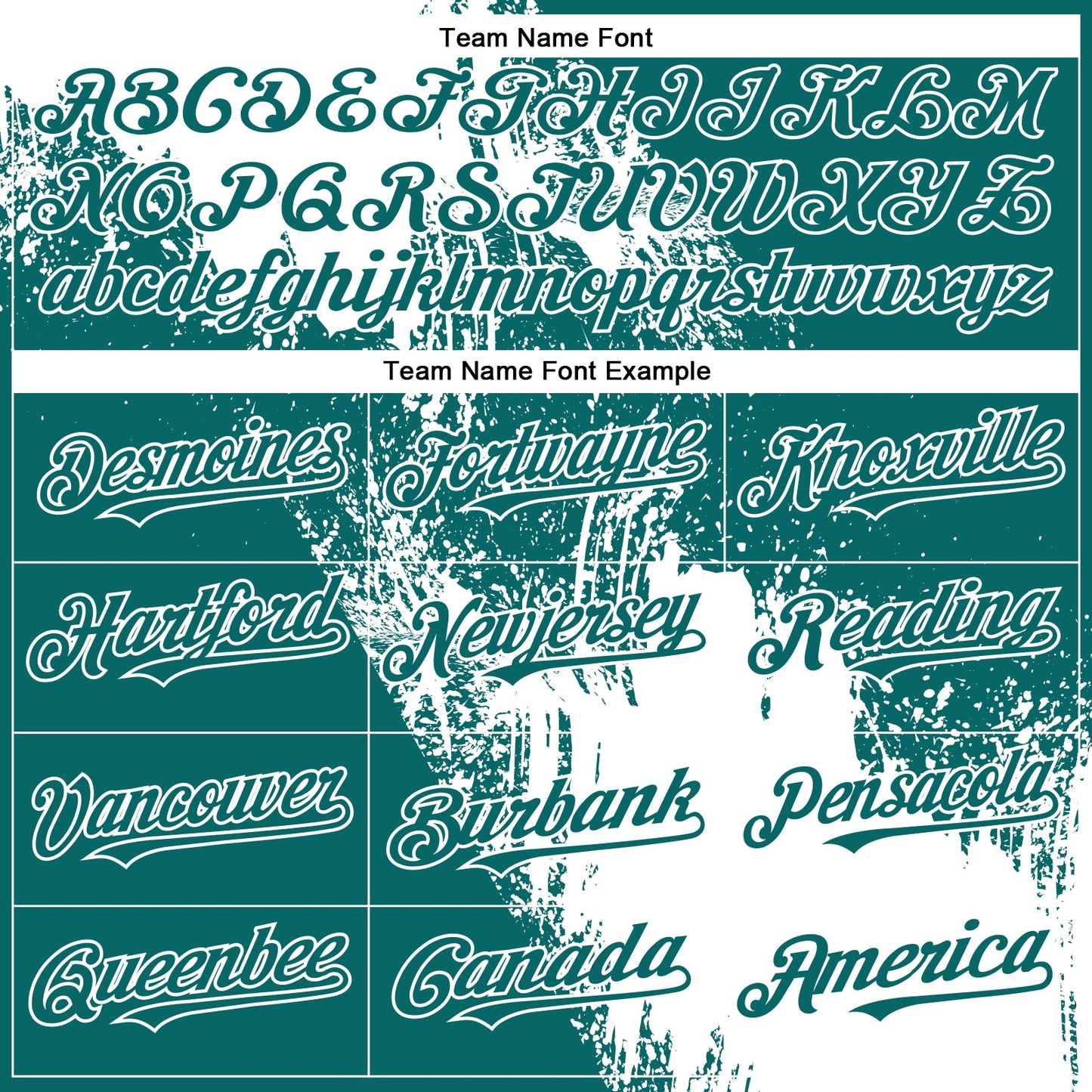 Custom White Teal 3D Pattern Design Abstract Brush Stroke Authentic Baseball Jersey view 4
