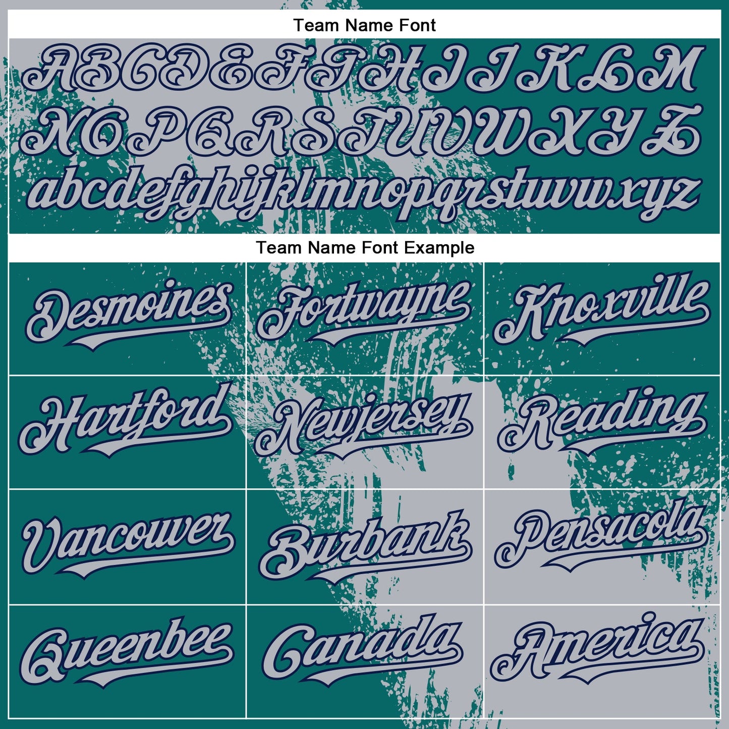 Custom Gray Teal-Navy 3D Pattern Design Abstract Brush Stroke Authentic Baseball Jersey view 4
