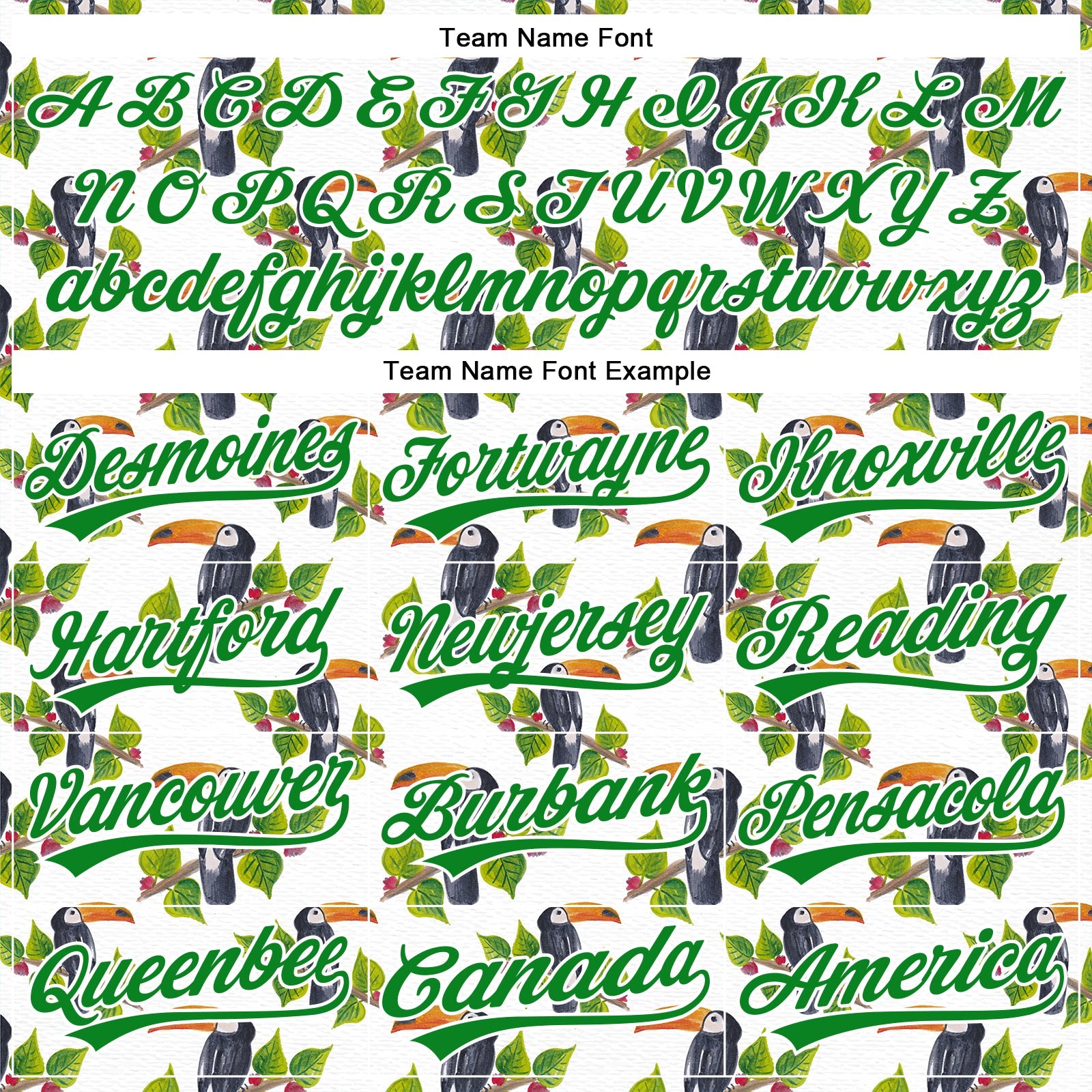 Custom White Grass Green 3D Pattern Design Animal Toucan And Tropical Hawaii Palm Leaves Authentic Baseball Jersey view 4