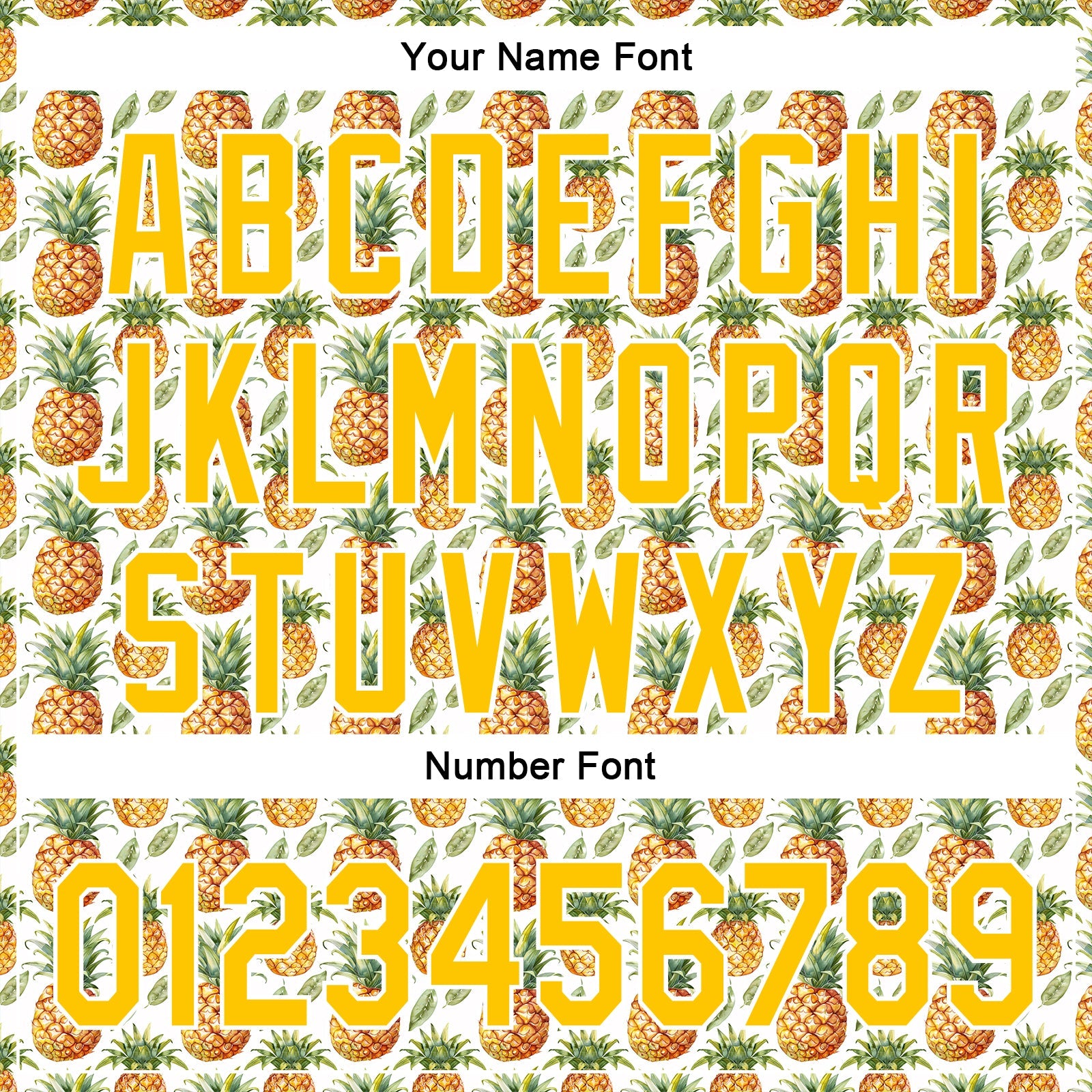 Custom White Yellow 3D Pattern Design Fruit Pineapple Authentic Baseball Jersey view 5