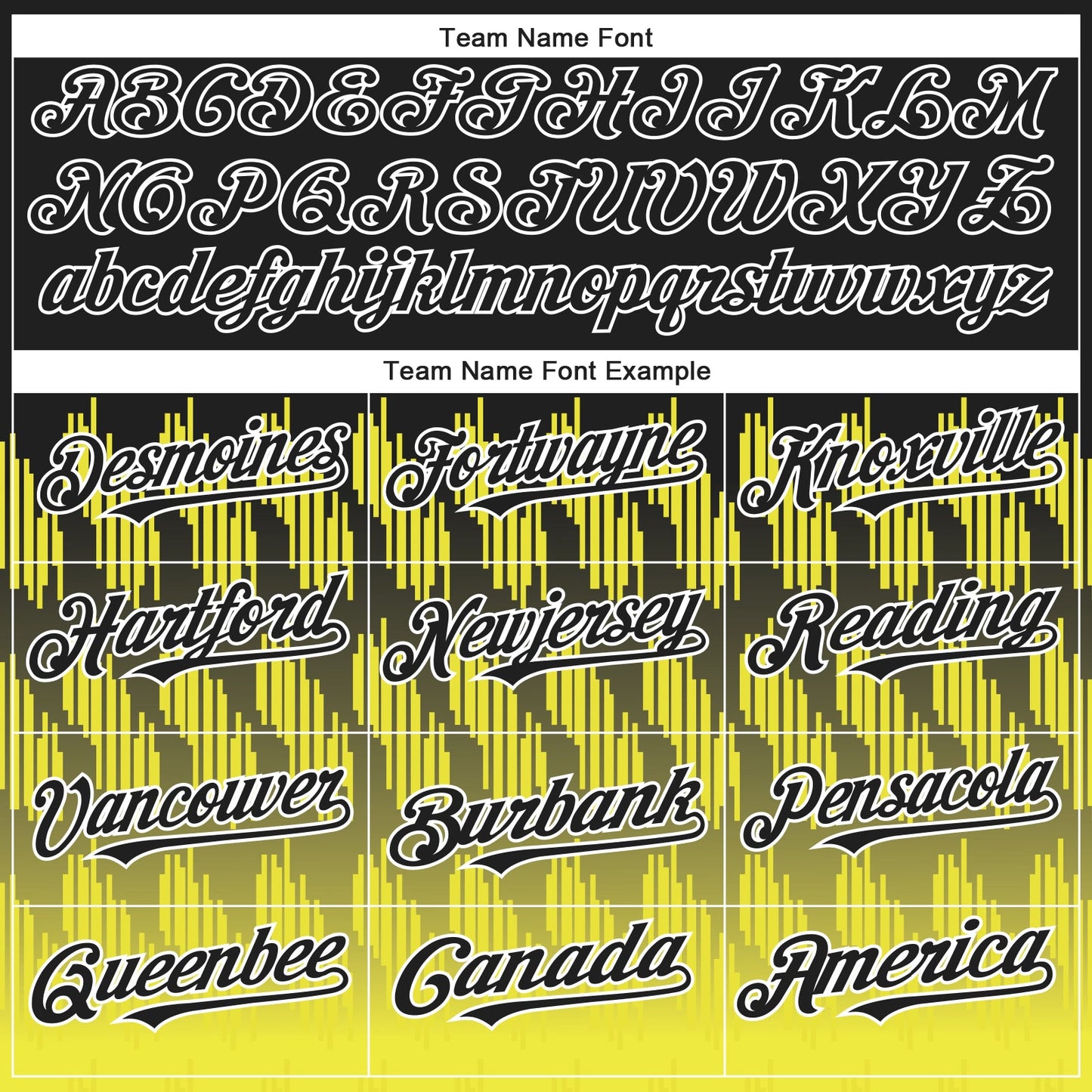 Custom Black Light Yellow-White 3D Pattern Design Lines Authentic Baseball Jersey view 4