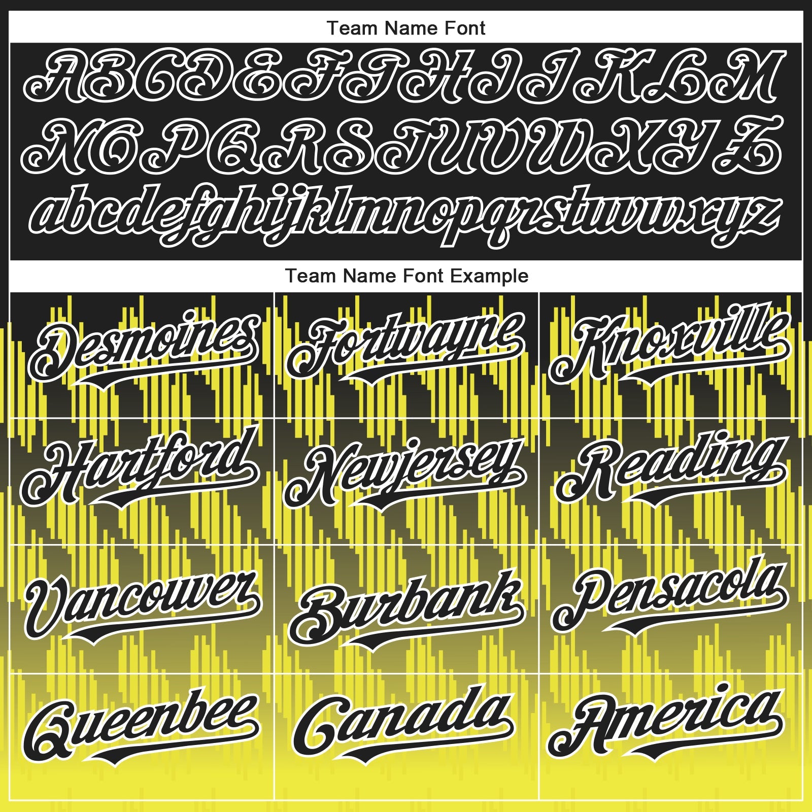 Custom Black Light Yellow-White 3D Pattern Design Lines Authentic Baseball Jersey view 4