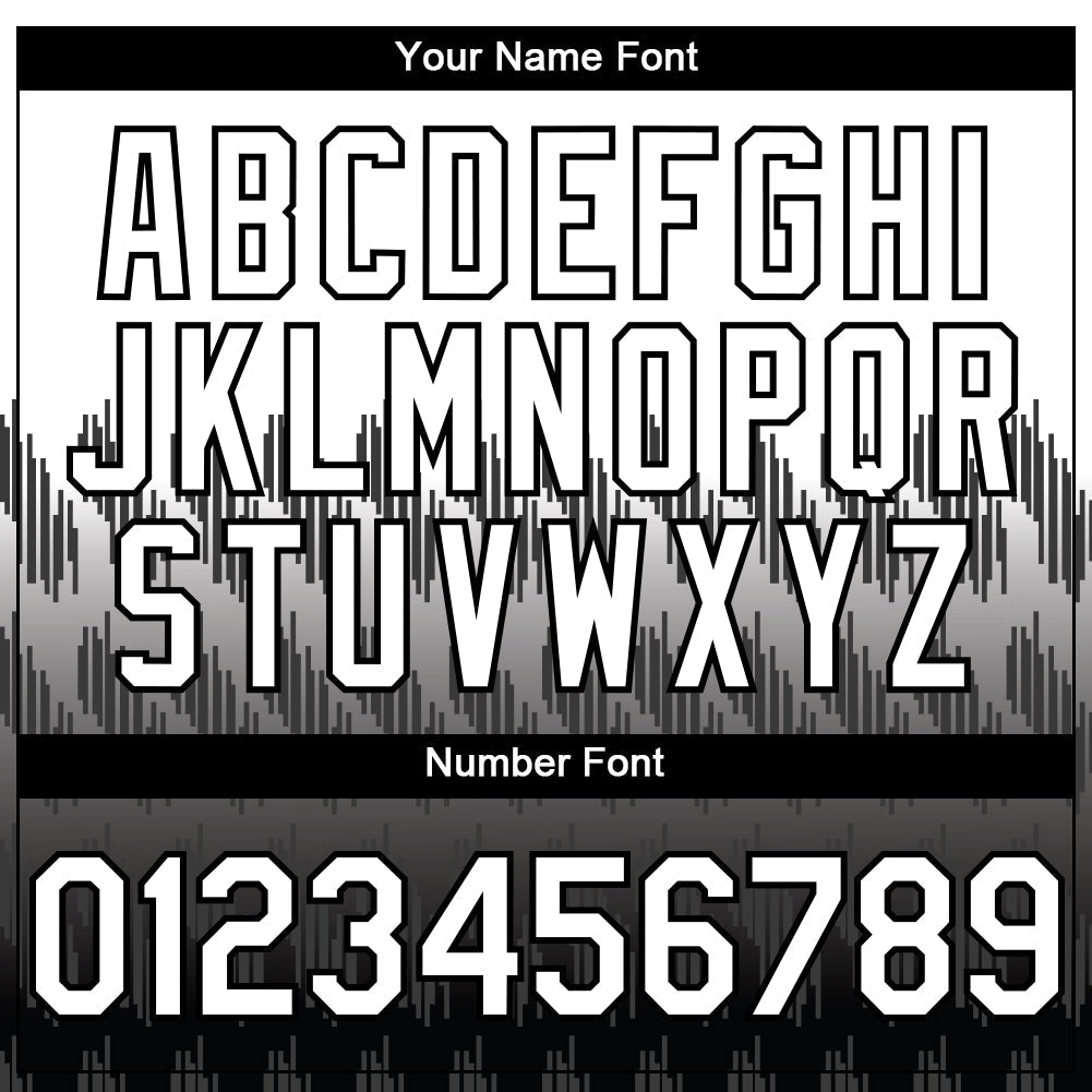 Custom White Black 3D Pattern Design Lines Authentic Baseball Jersey view 5