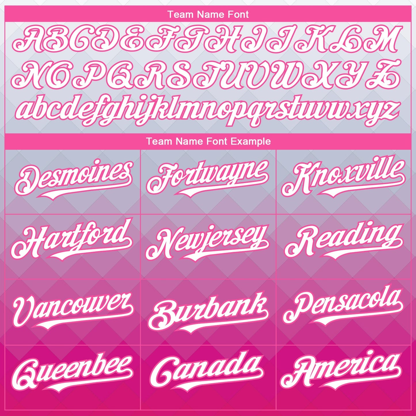 Custom Gray White-Pink 3D Pattern Design Gradient Square Shape Authentic Baseball Jersey view 4