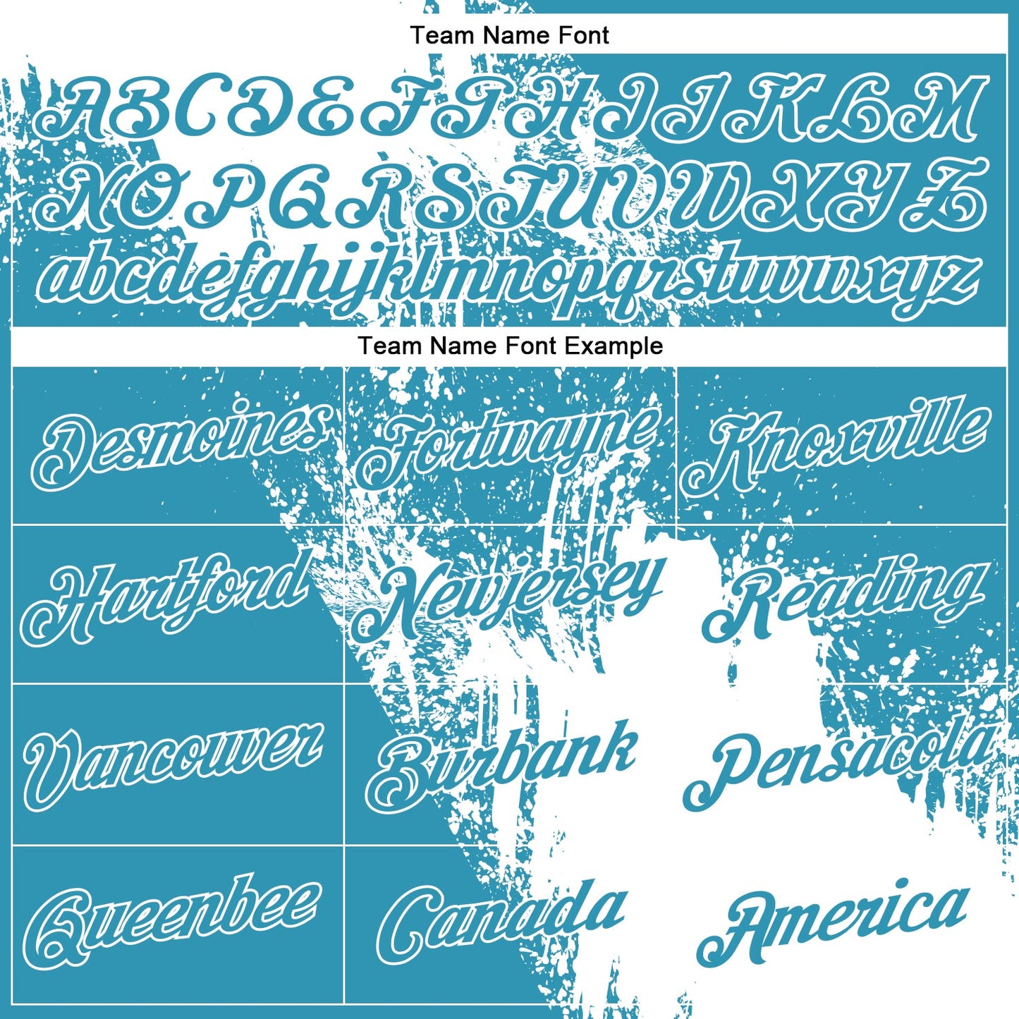 Custom White Panther Blue 3D Pattern Design Abstract Brush Stroke Performance T-Shirt view 3