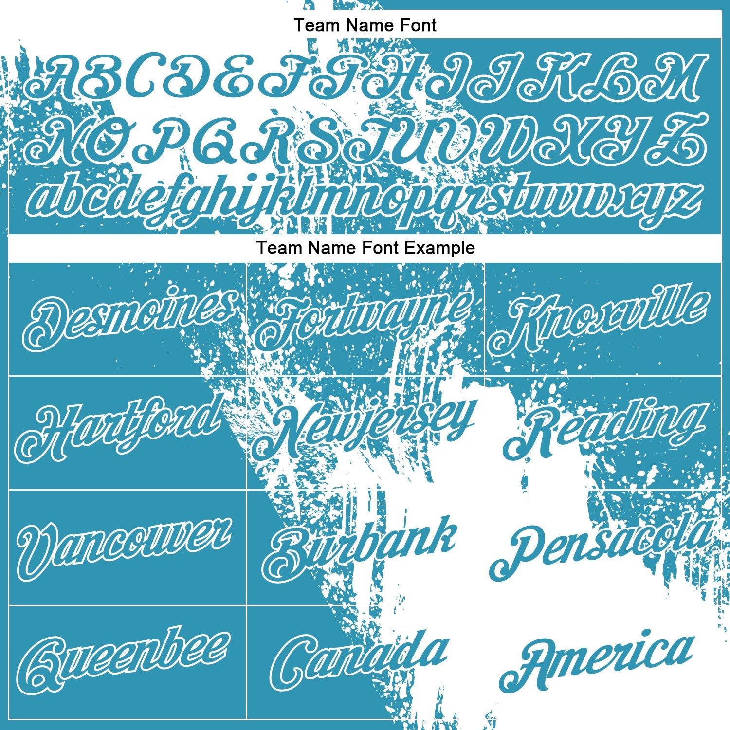 Custom White Panther Blue 3D Pattern Design Abstract Brush Stroke Performance T-Shirt view 3
