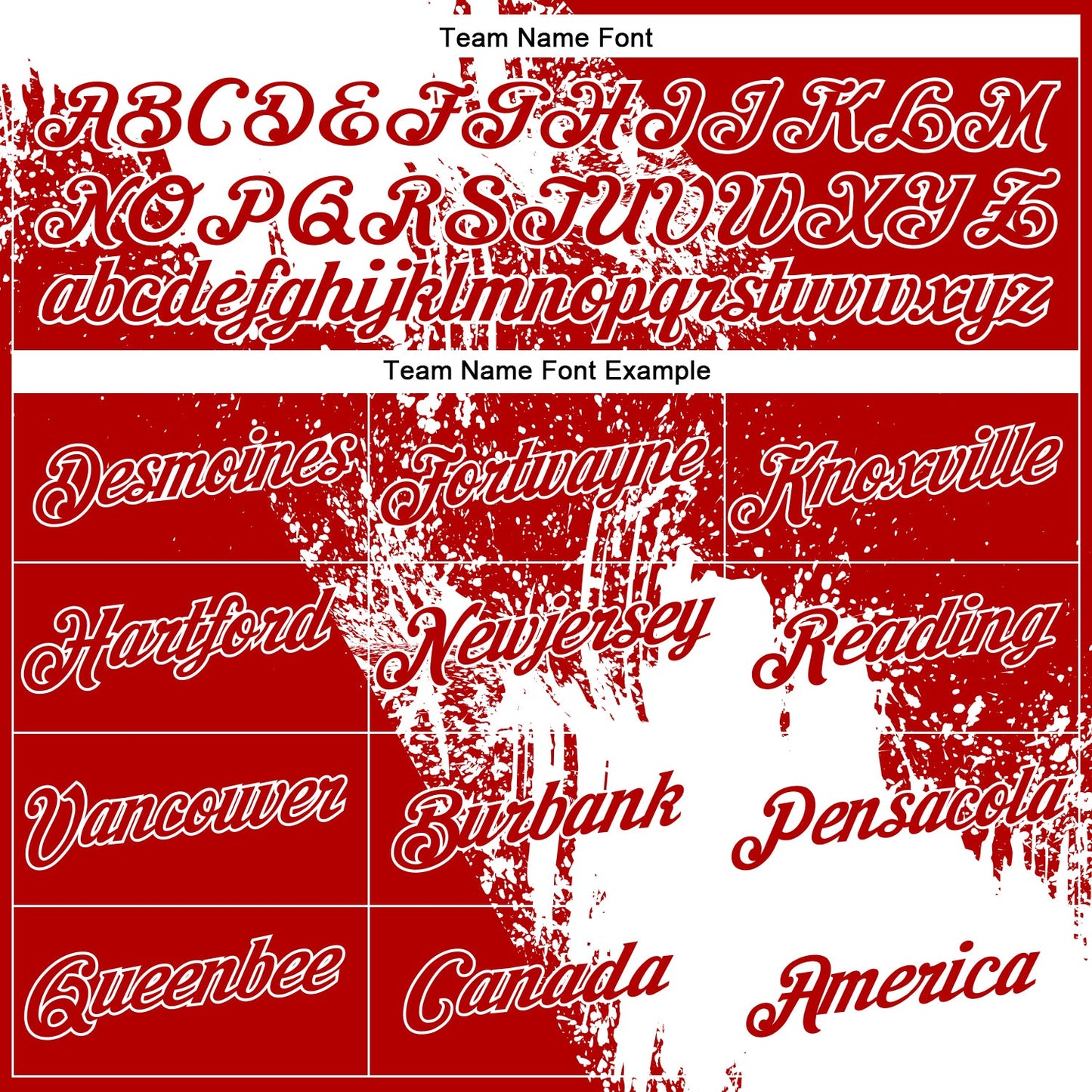 Custom White Red 3D Pattern Design Abstract Brush Stroke Performance T-Shirt view 3