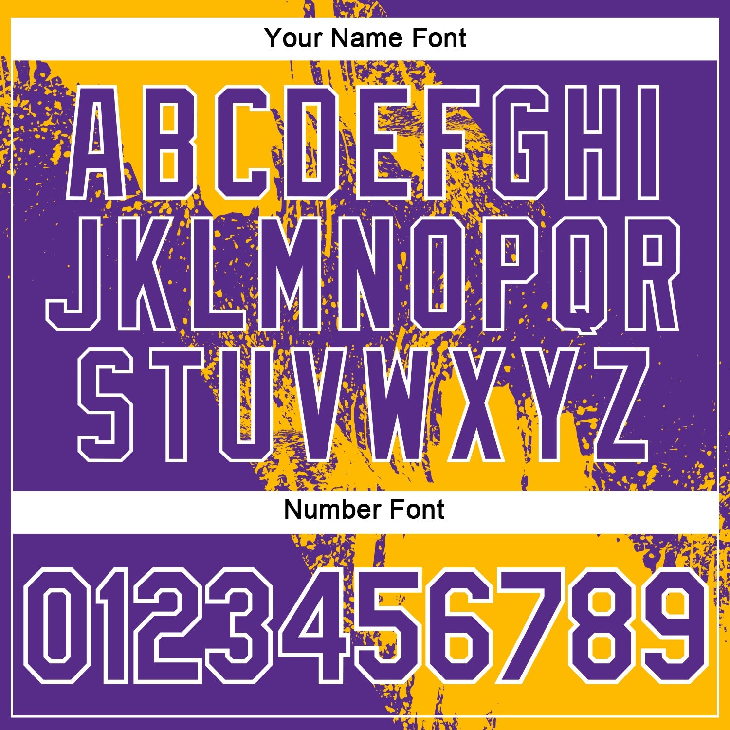 Custom Gold Purple-White 3D Pattern Design Abstract Brush Stroke Performance T-Shirt view 4