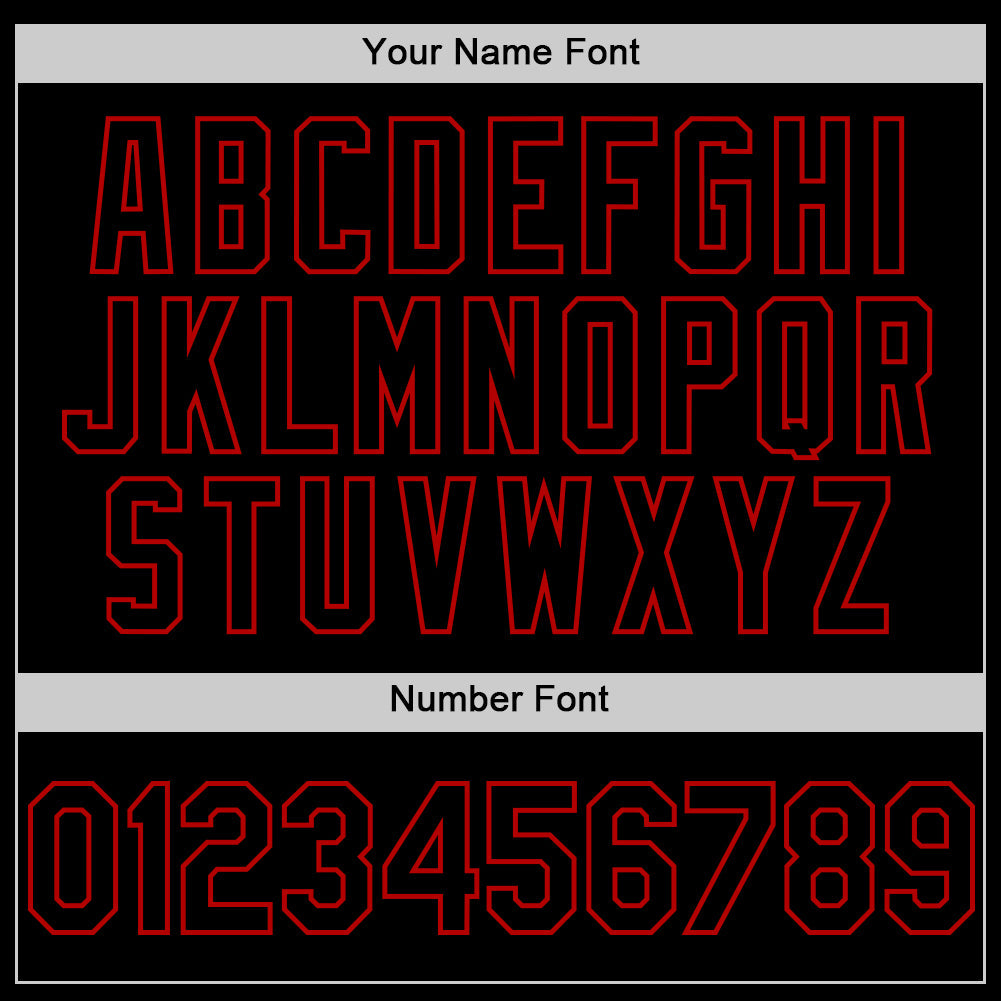 Custom Black Red 3D Pattern Design Abstract Splatter Texture Authentic Baseball Jersey view 5