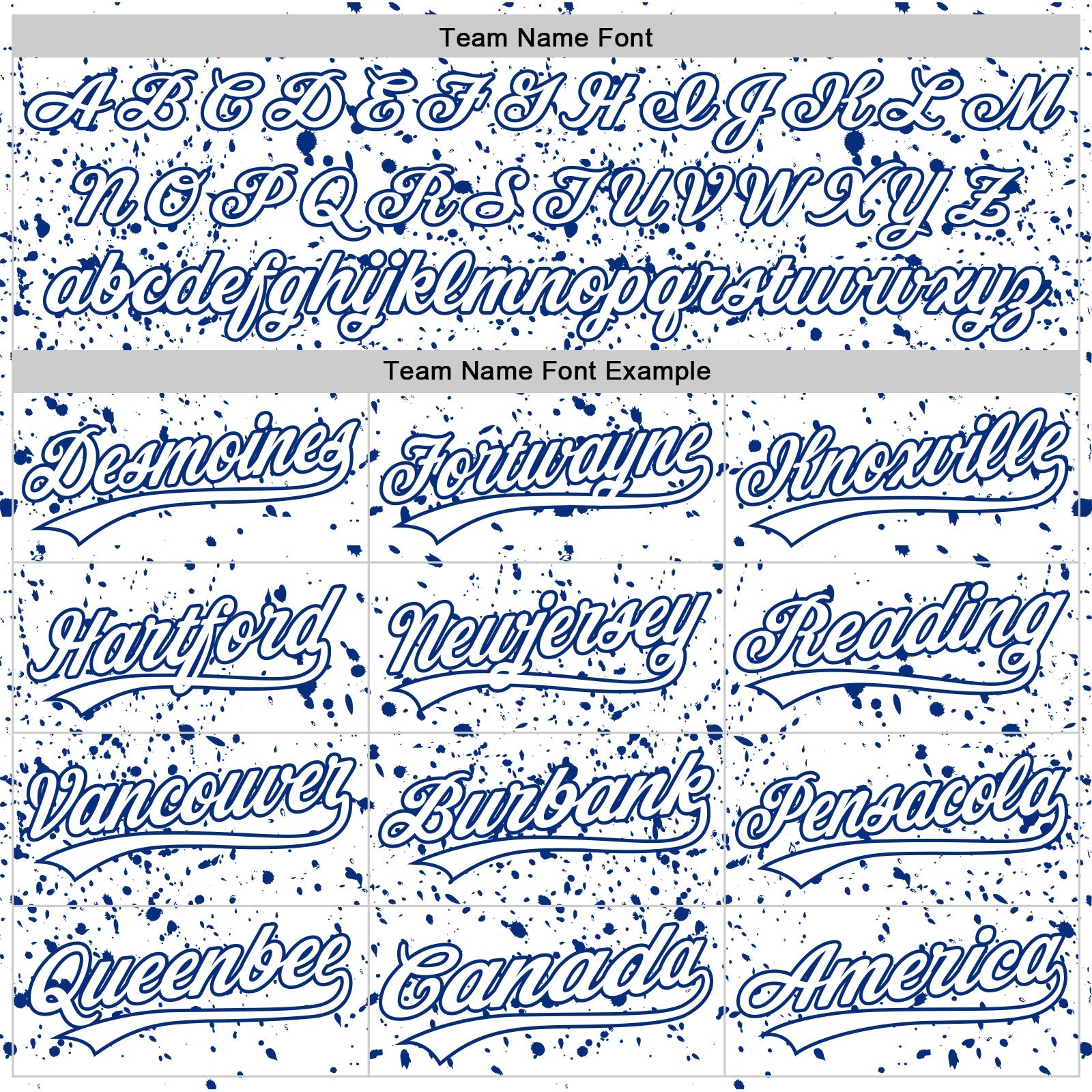 Custom White Royal 3D Pattern Design Abstract Splatter Ink Authentic Baseball Jersey view 4